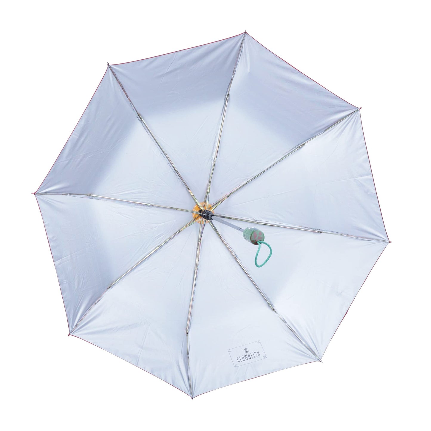 3-Fold Auto Open Umbrella - Waterproof, Silver Lined, Double Coated | Compact | Multi-Colour, Green Handle
