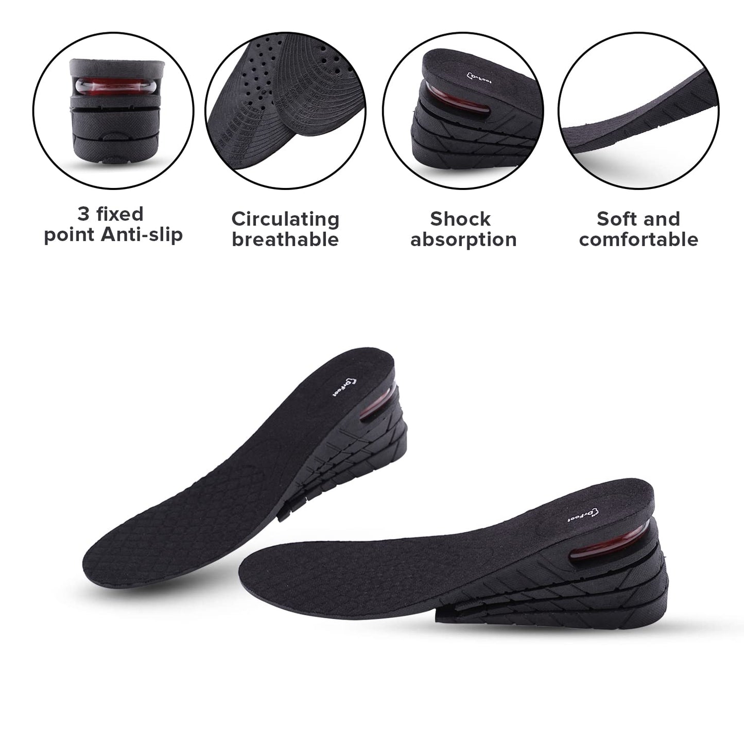 Dr Foot height increase insole - Perfect for office shoes