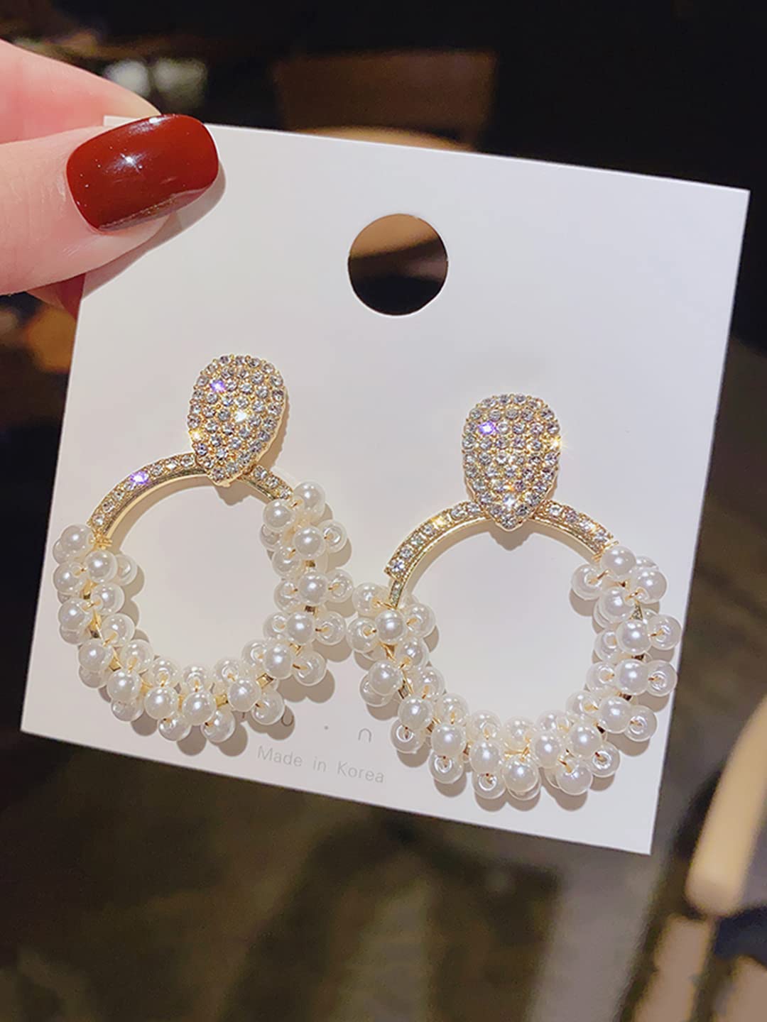 Yellow Chimes drop earrings - elegant gift for women