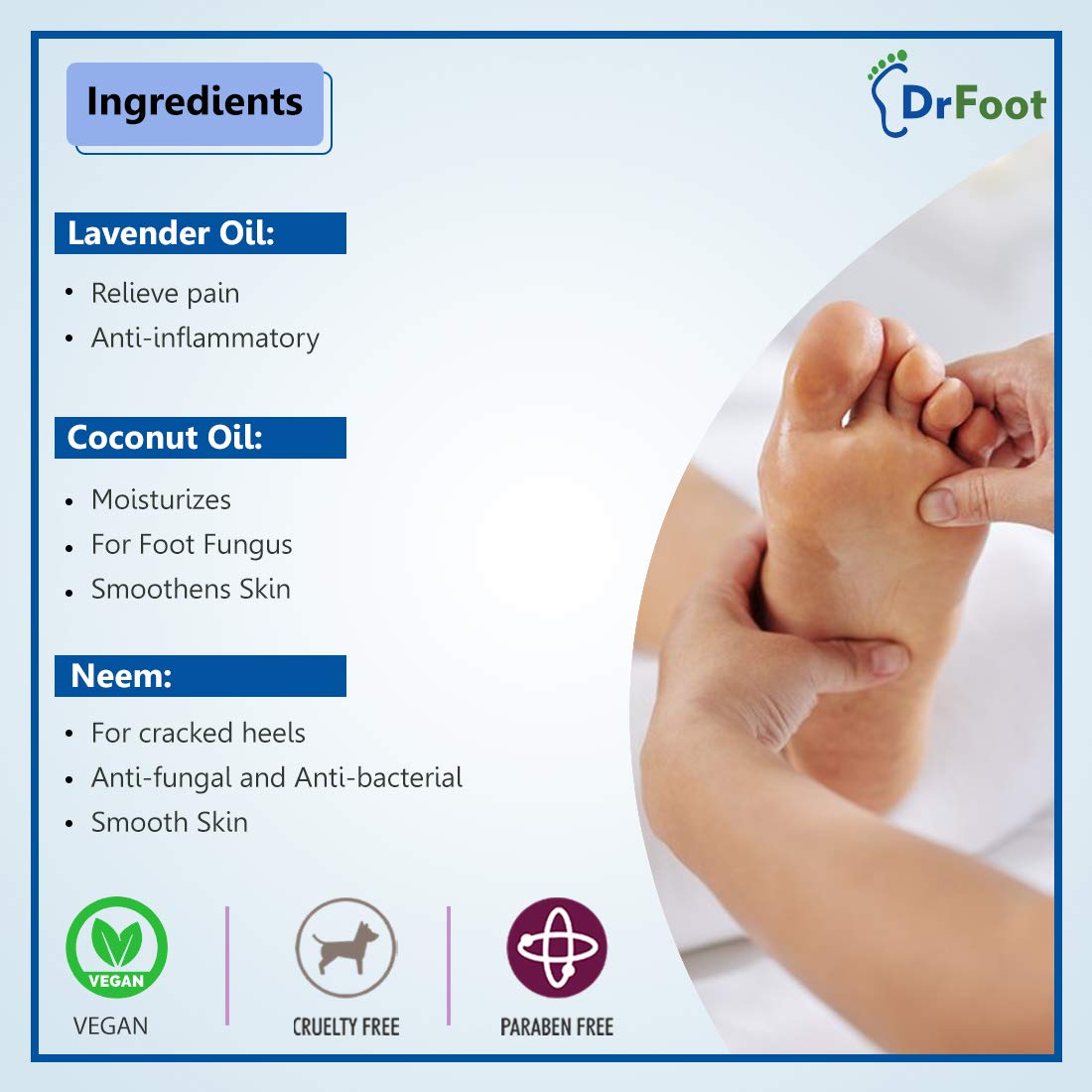 Dr Foot Cracked Heel Repair Oil - Soothing foot oil for men and women