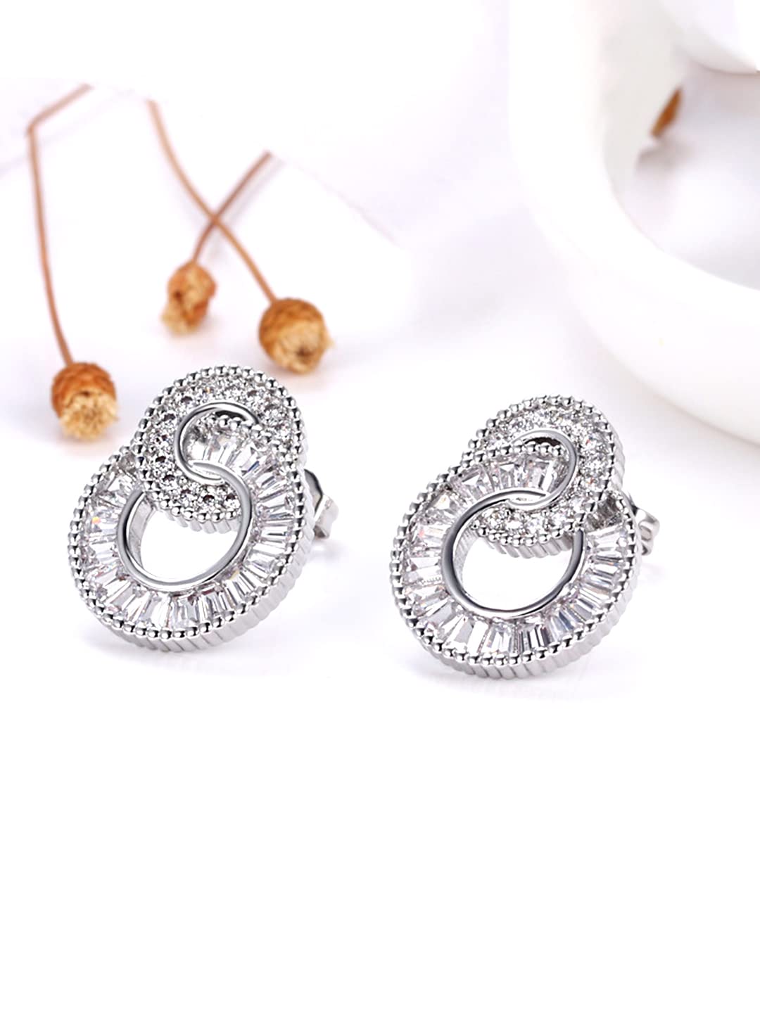 Yellow Chimes crystal earrings - wedding gift item