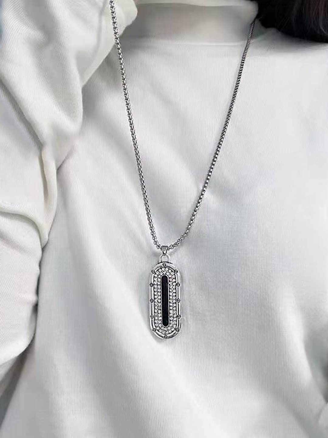 Yellow Chimes men's pendant necklace - casual outings