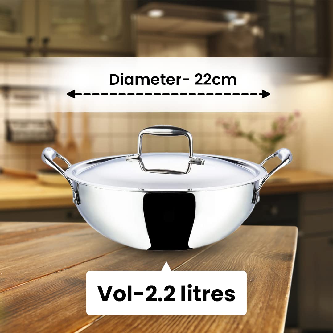 Kuber Industries stainless steel cookware - ideal for induction
