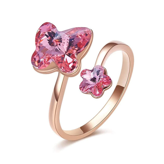 Yellow Chimes women's adjustable ring - fashion statement