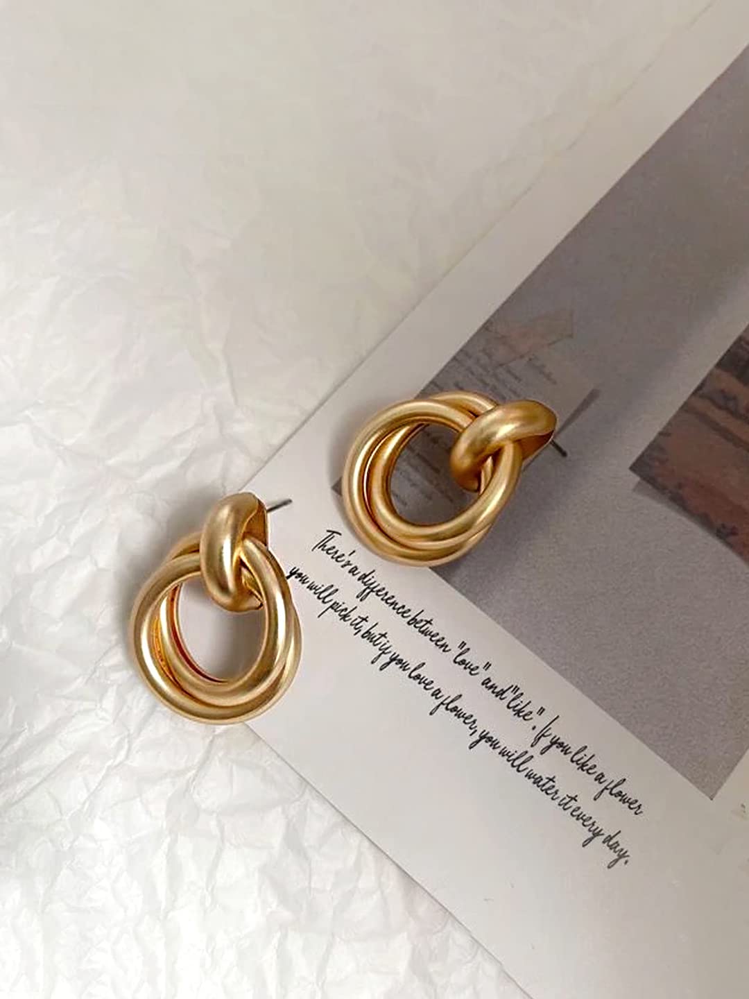 Yellow Chimes earrings - Lightweight jewelry for daily wear