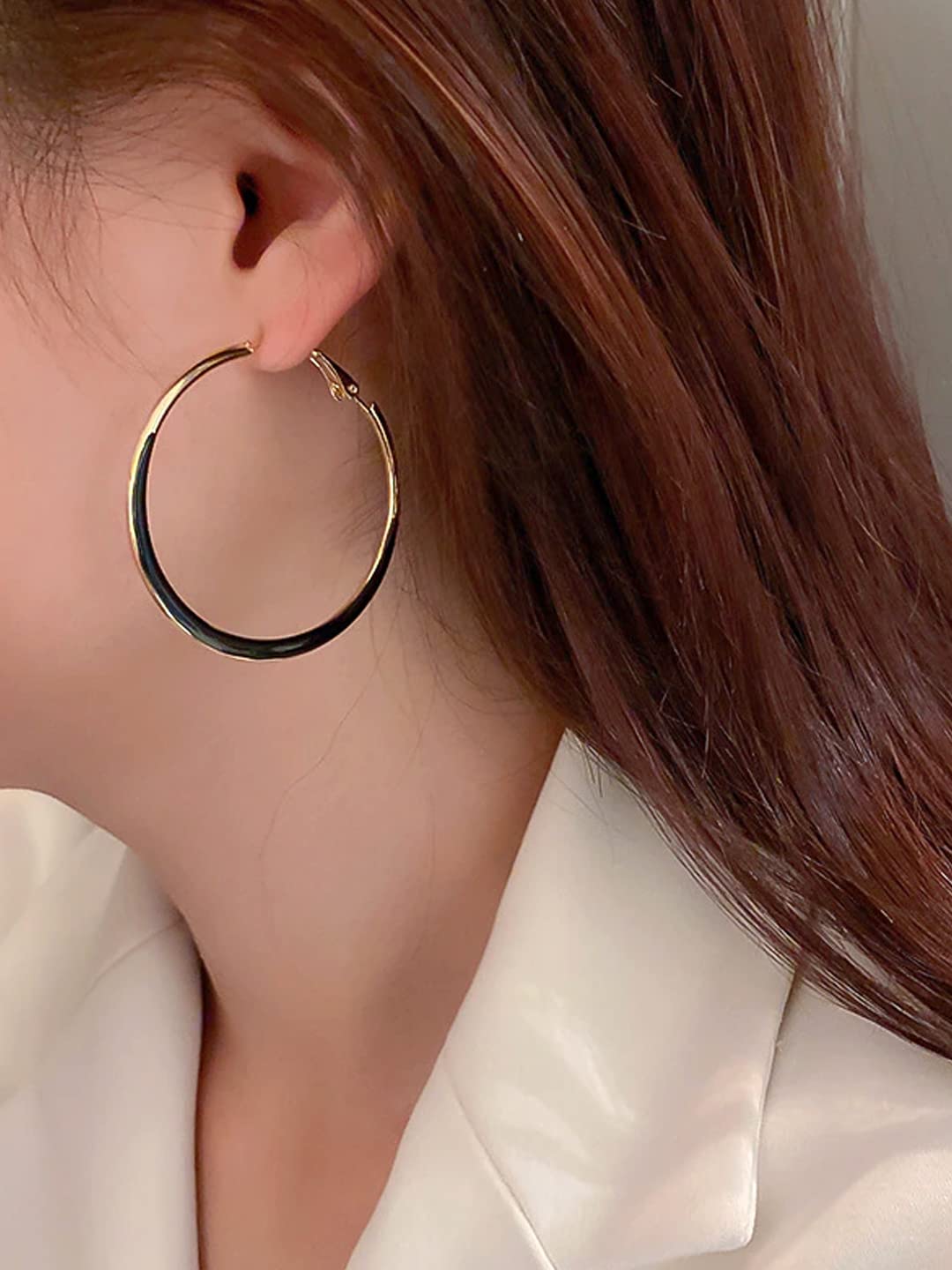 Yellow Chimes elegant hoop earrings - perfect birthday gift