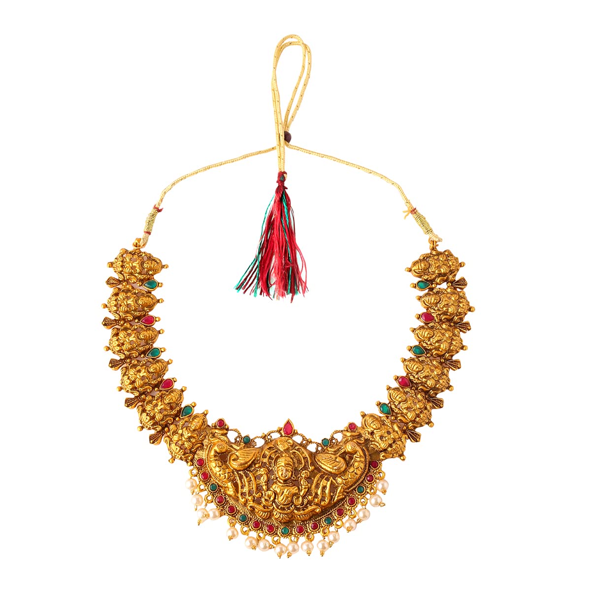 Yellow Chimes Necklace Set - Gift for Women on Special Occasions