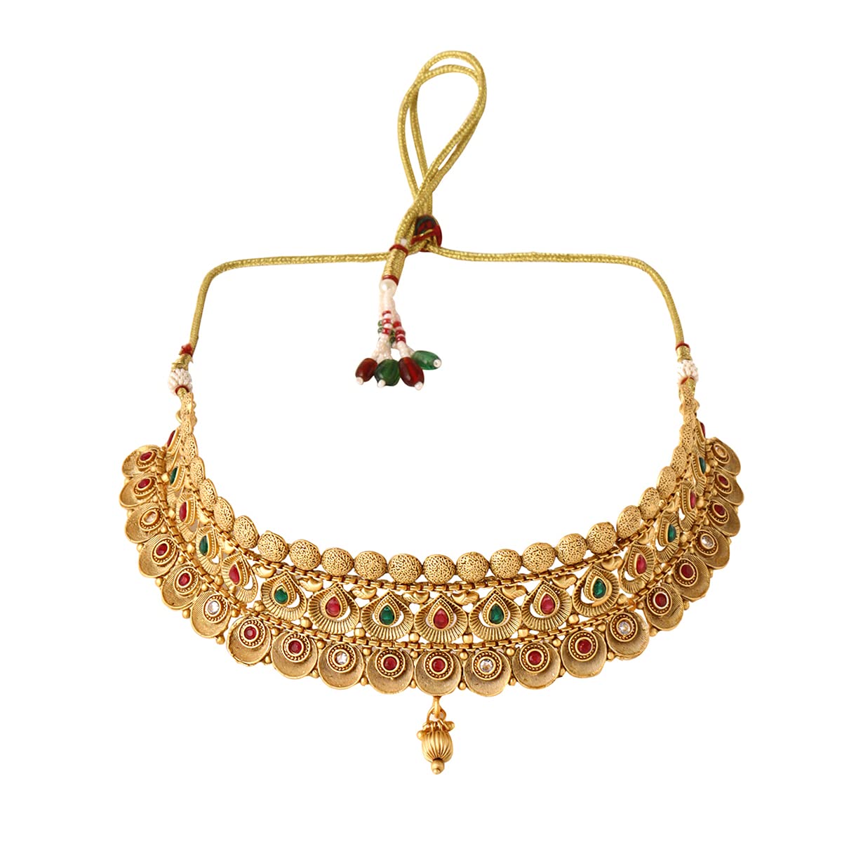 Yellow Chimes maangtikka - enhances ethnic wear