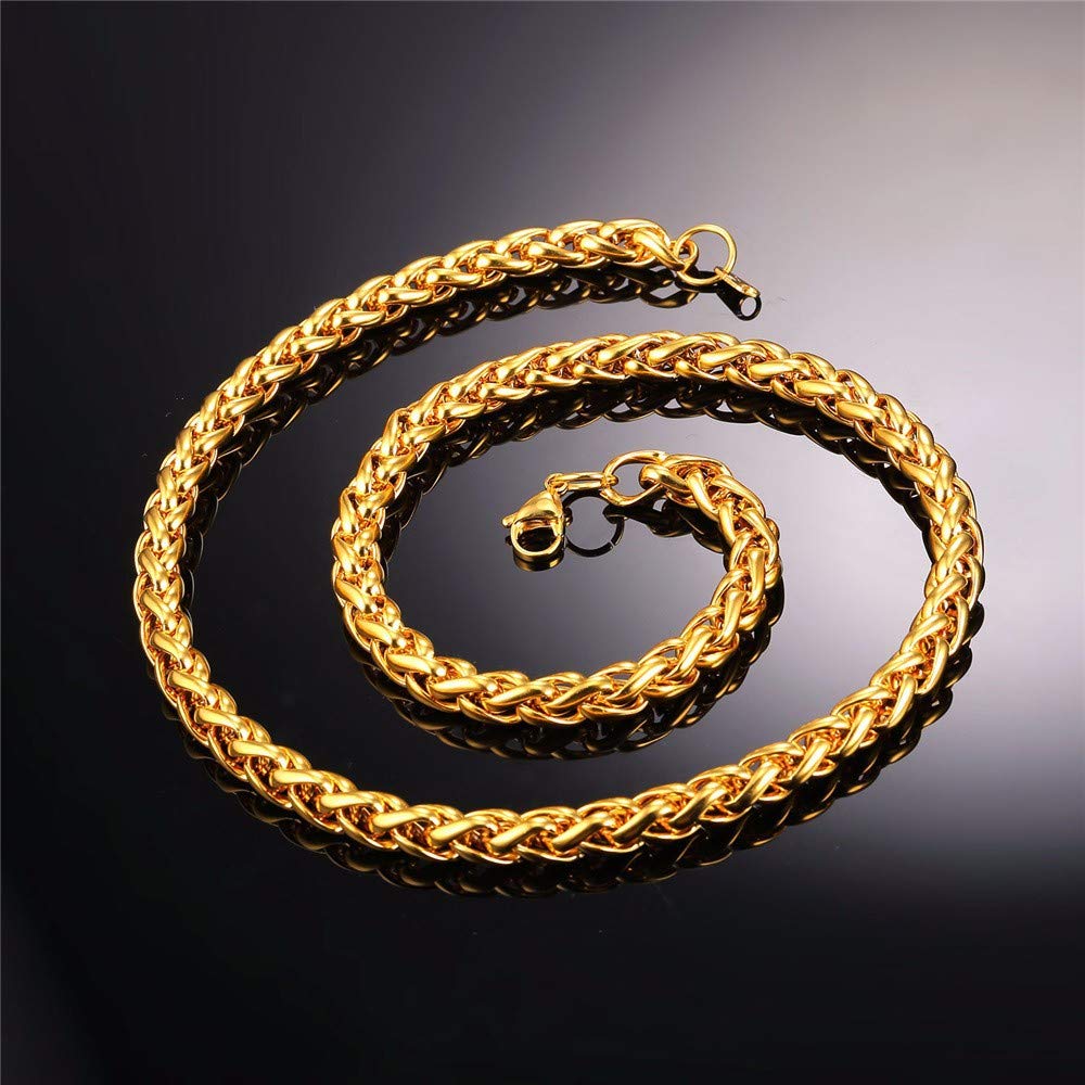 Yellow Chimes Polished Gold Chain - Gift for him