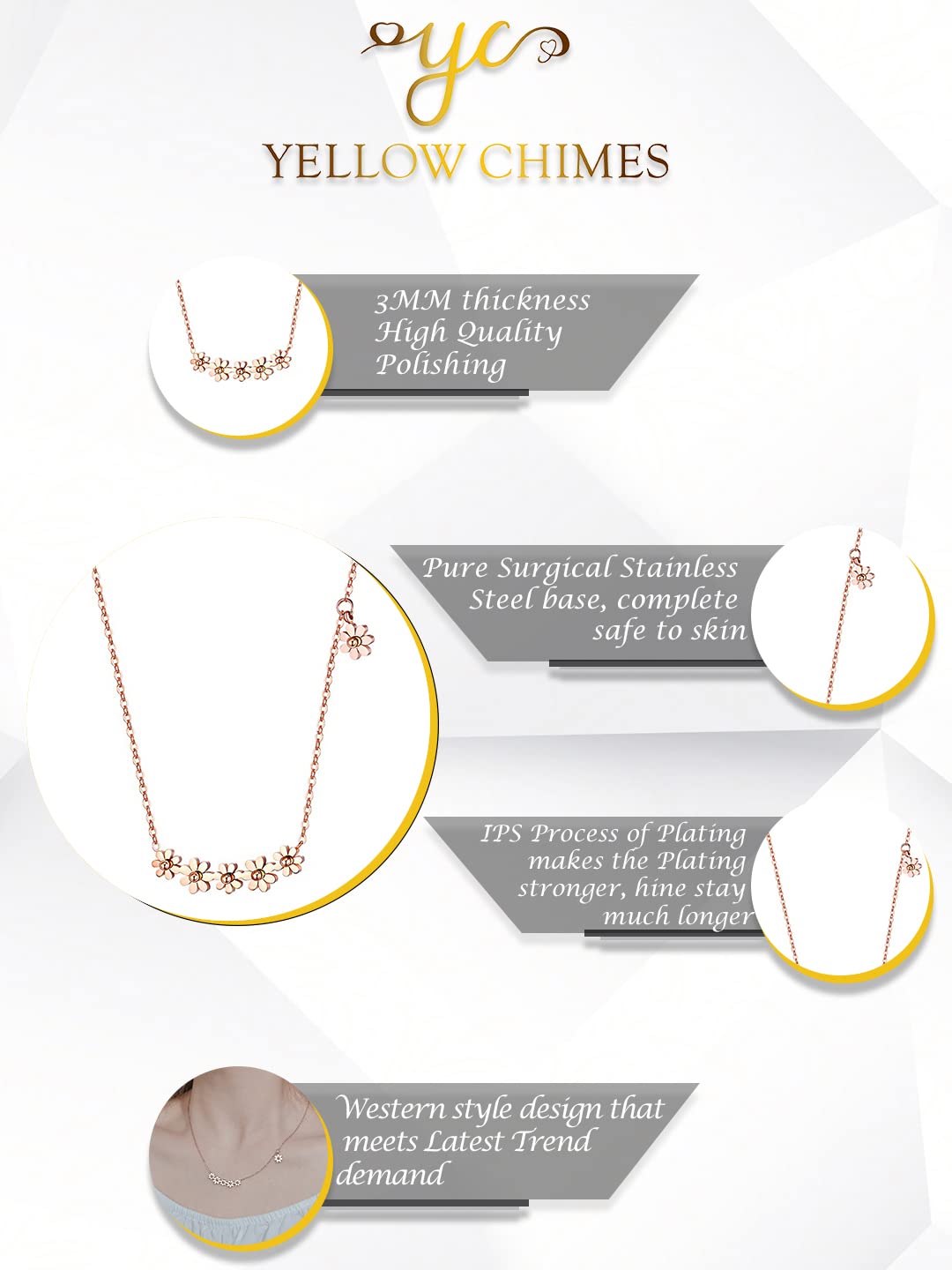 Yellow Chimes statement style pendant - Ideal anniversary present