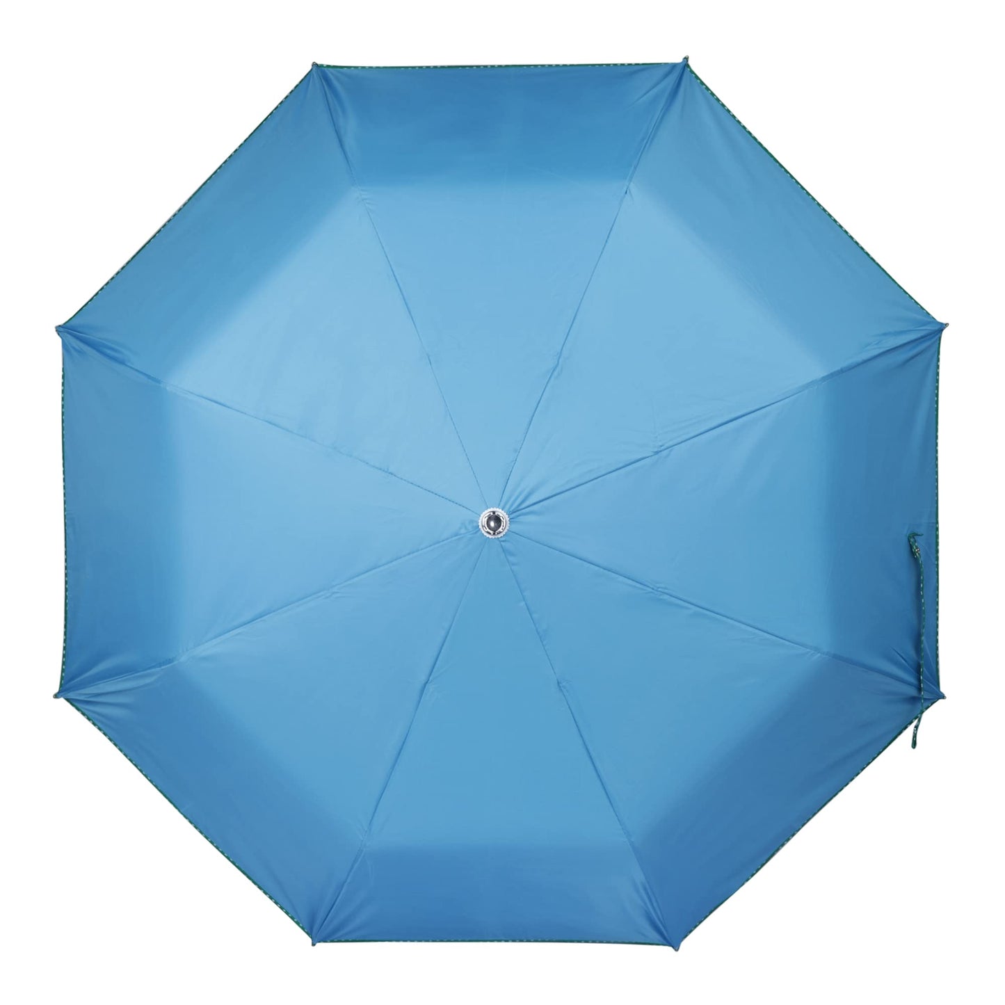Single: Monochrome 3-Fold Umbrella - Waterproof, Auto Open, Double Coated | Skyblue | For Men & Women