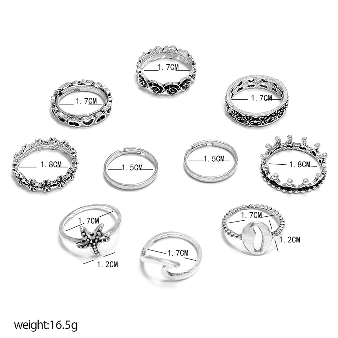 Yellow Chimes fashionable rings - wear for special occasions