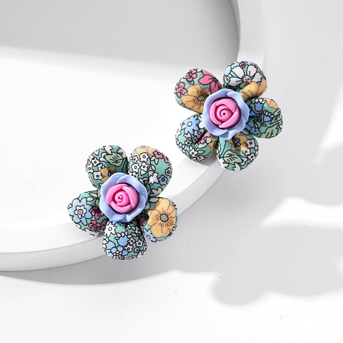 Yellow Chimes stud earrings - fashion accessory for women