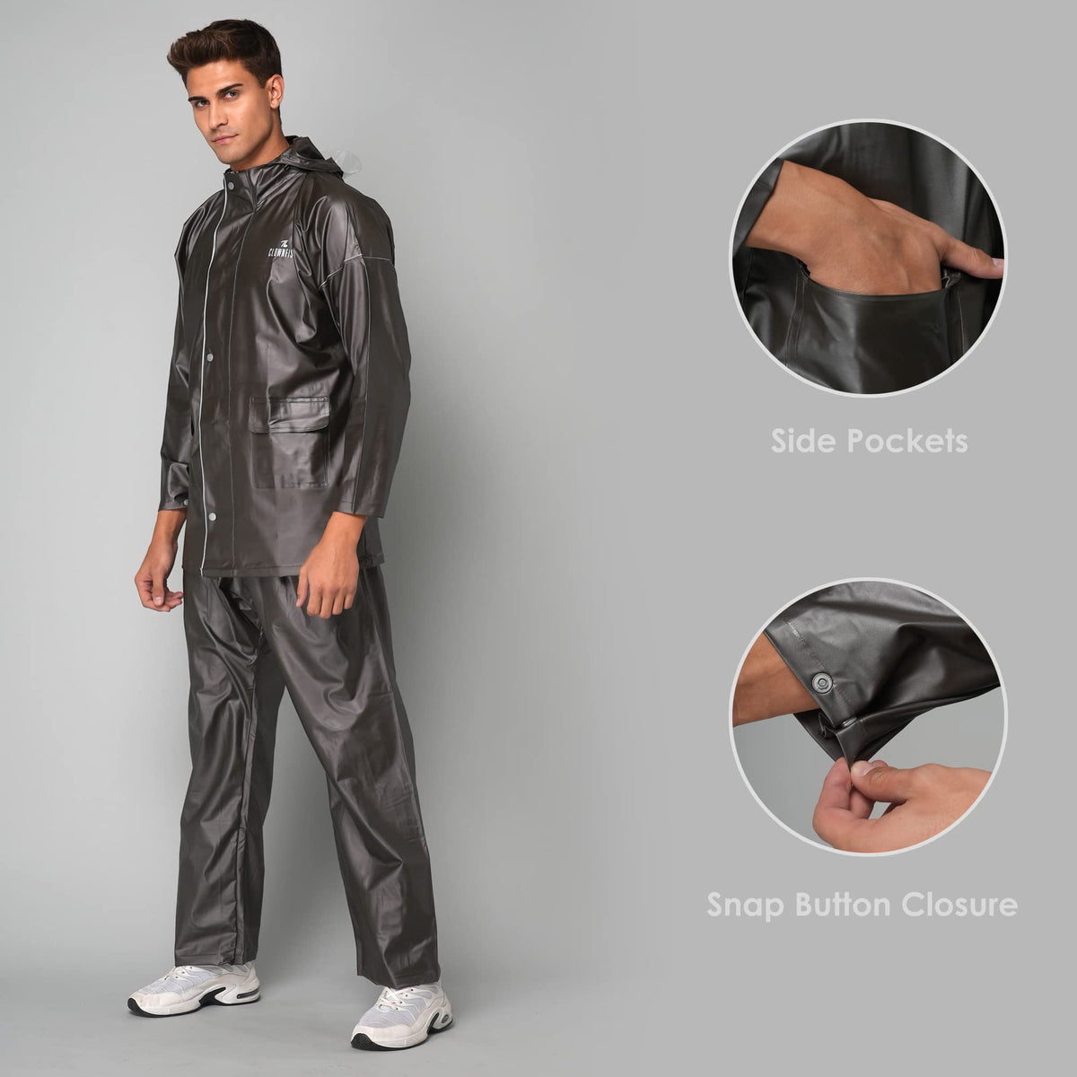 Clownfish Men's Rainwear - Safe Night Traveling