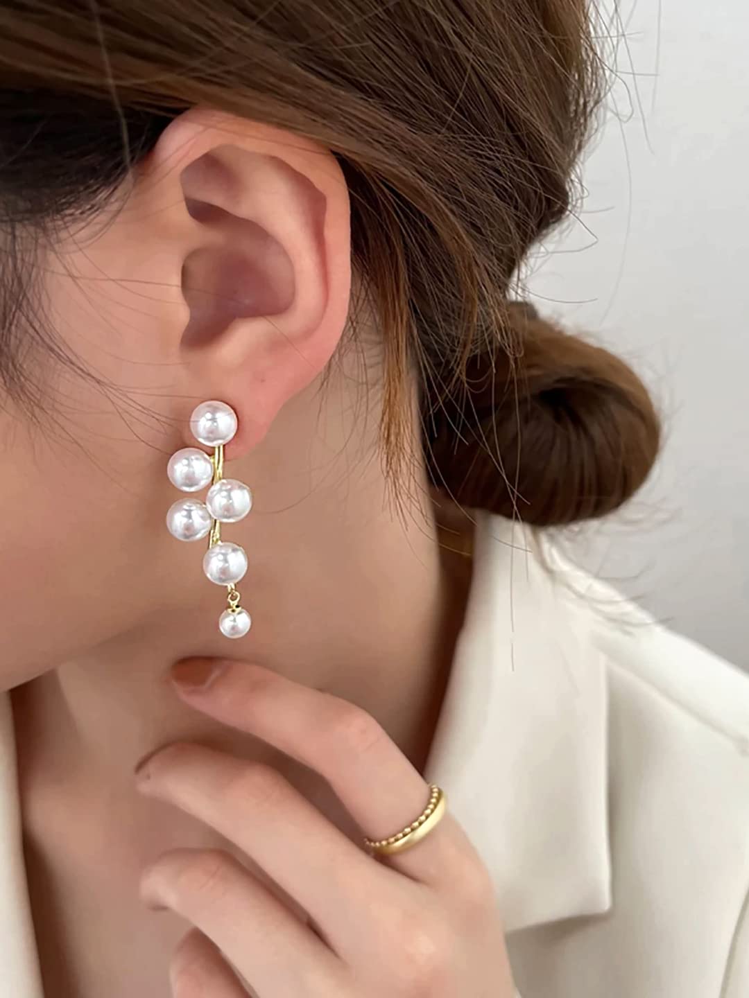 Yellow Chimes Floral Drop Dangler Earrings - Attractive bridal accessory