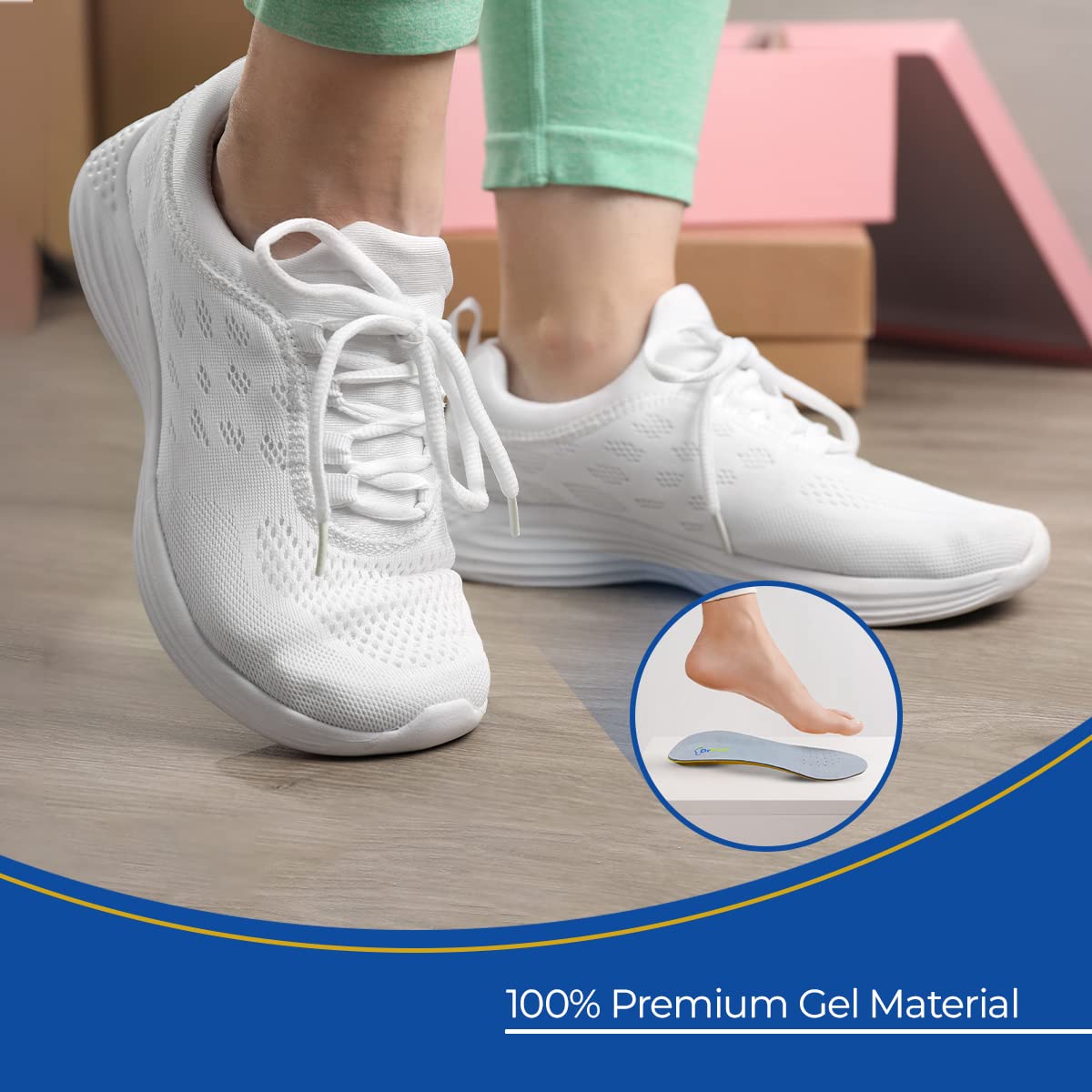 Dr Foot Flat Feet Insole - Great for everyday walking