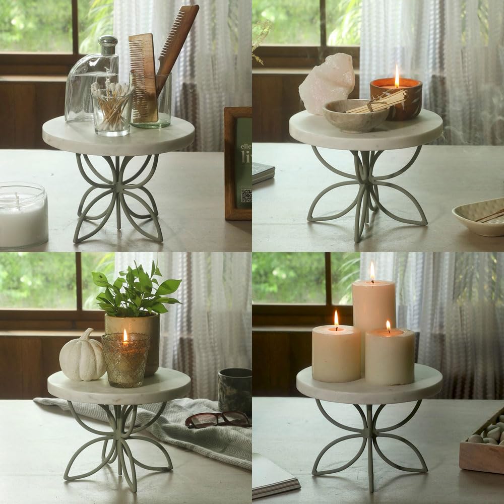 Ellementry Kawaii Marble Cake Stand - Round Cupcake Holder