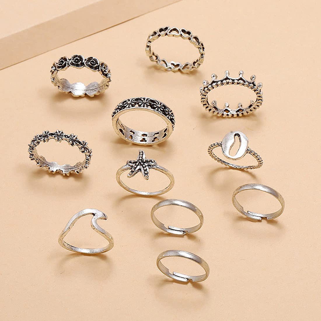 Yellow Chimes vintage rings - perfect for parties