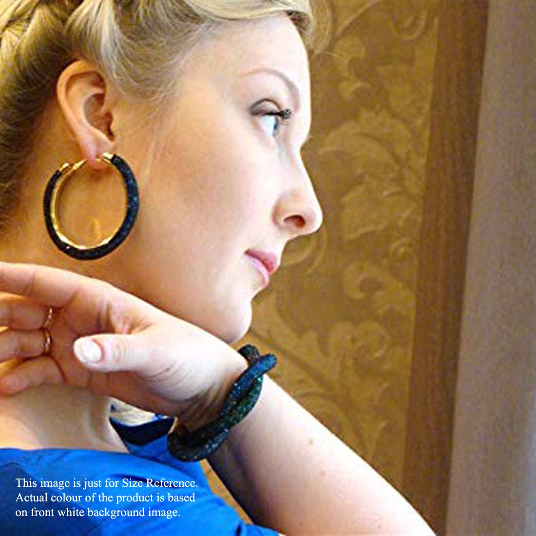 Yellow Chimes Sea Blue Hoops - Everyday Elegance
