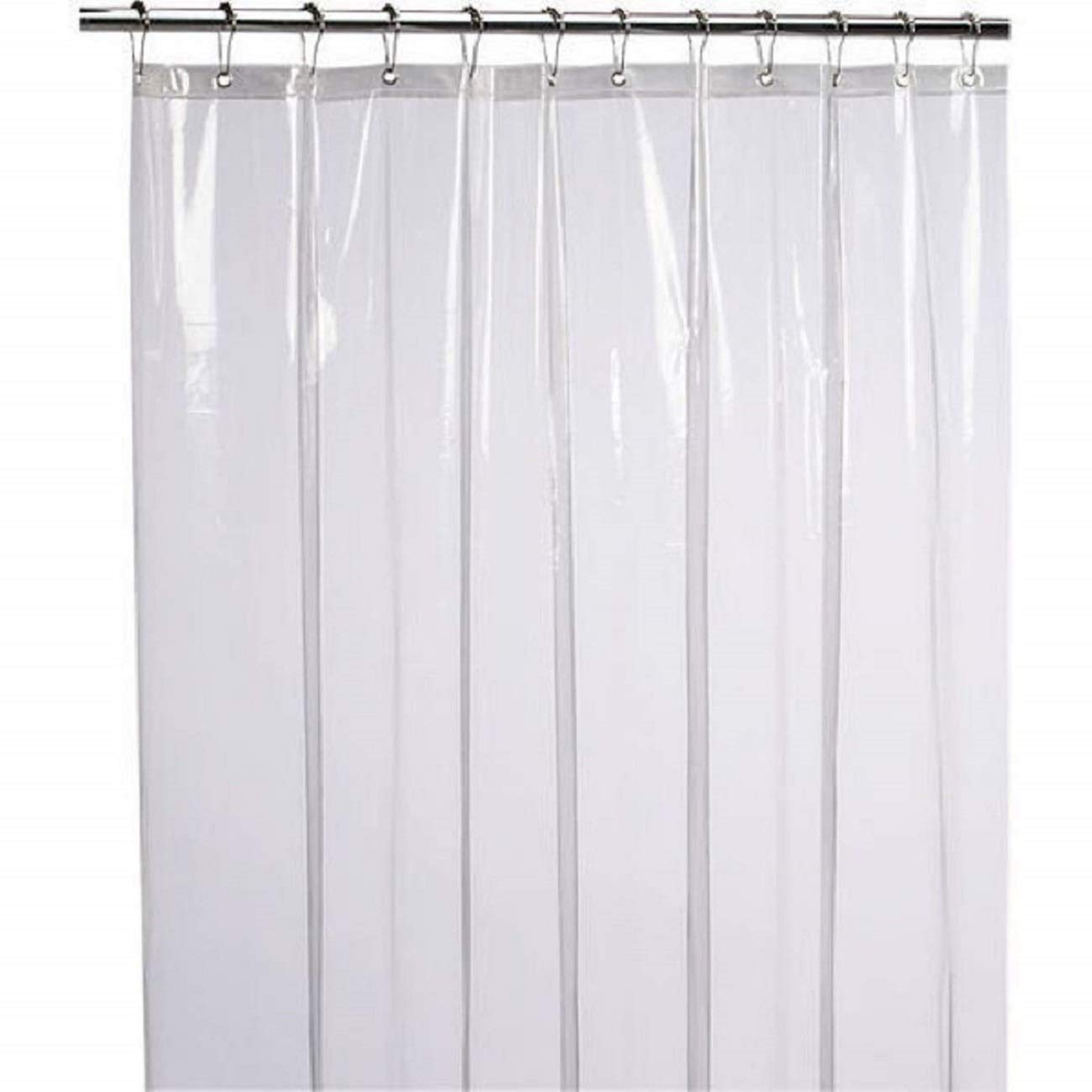 AC Curtain - Waterproof, Eyelet Rings, Light-Filtering | 1 Piece | 274 x 134 CM | Transparent, Printed