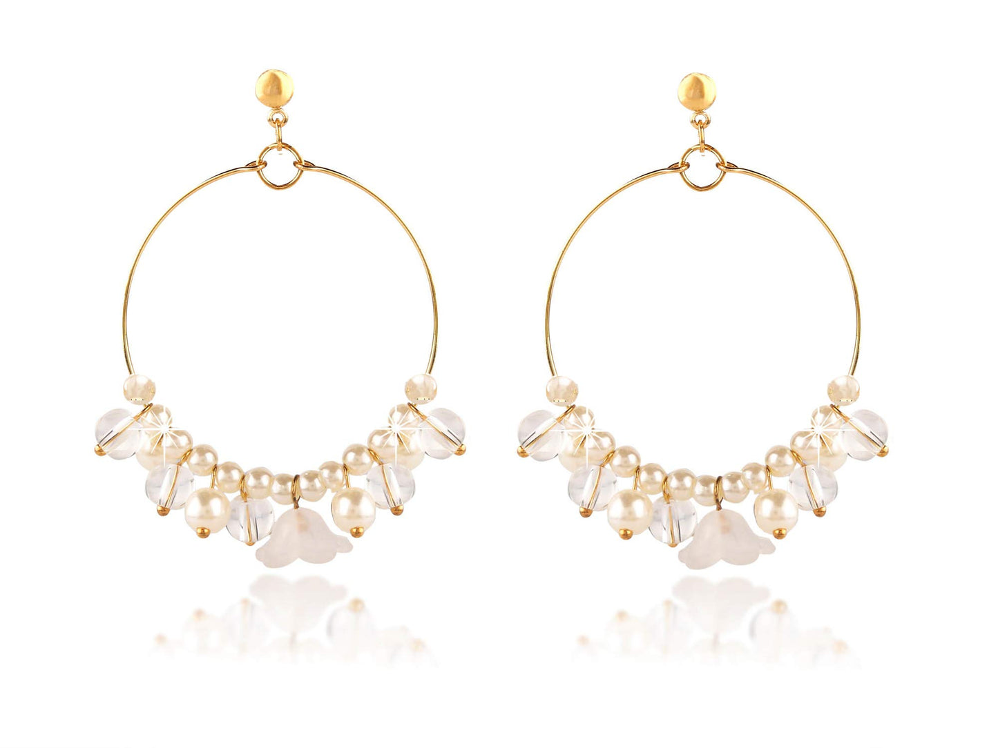 Yellow Chimes stylish drop earrings - anniversary present