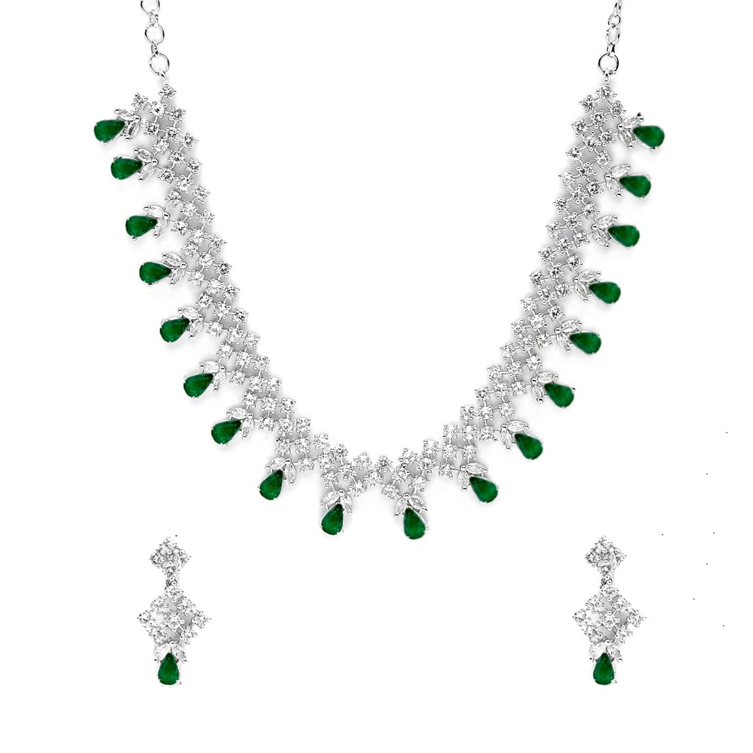 Yellow Chimes bridal diamond necklace - stunning accessory