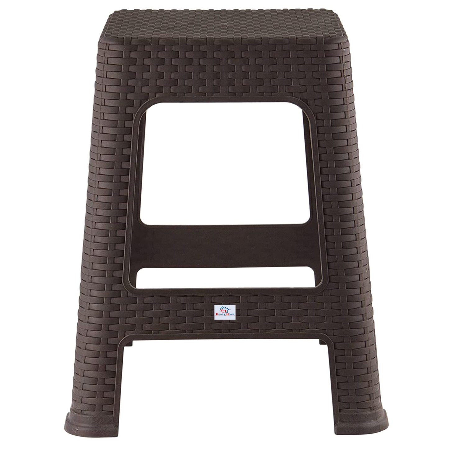 Kuber Industries Heart Home Stool - Stackable Storage