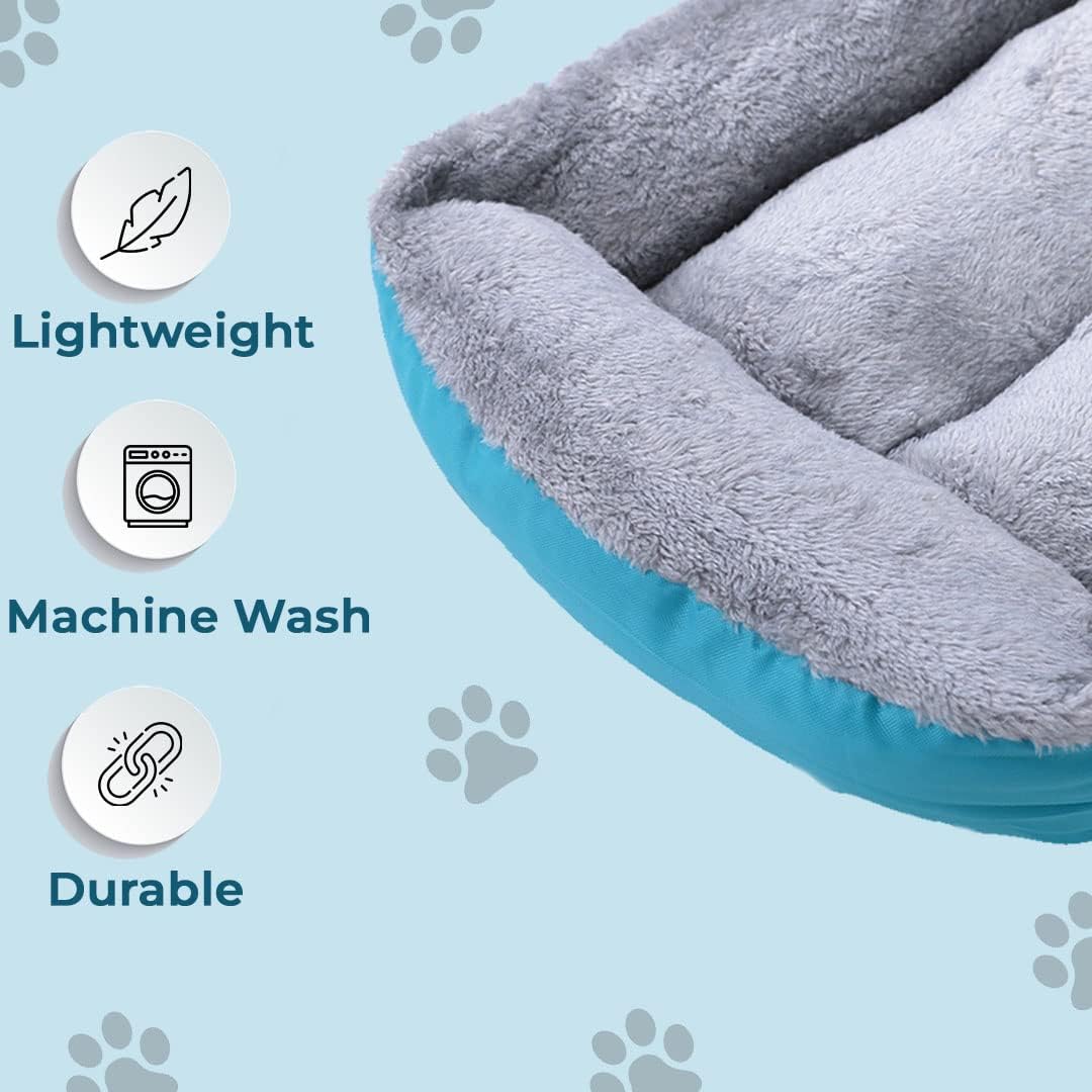 Kuber Industries sky blue cat bed - Stylish addition to any room