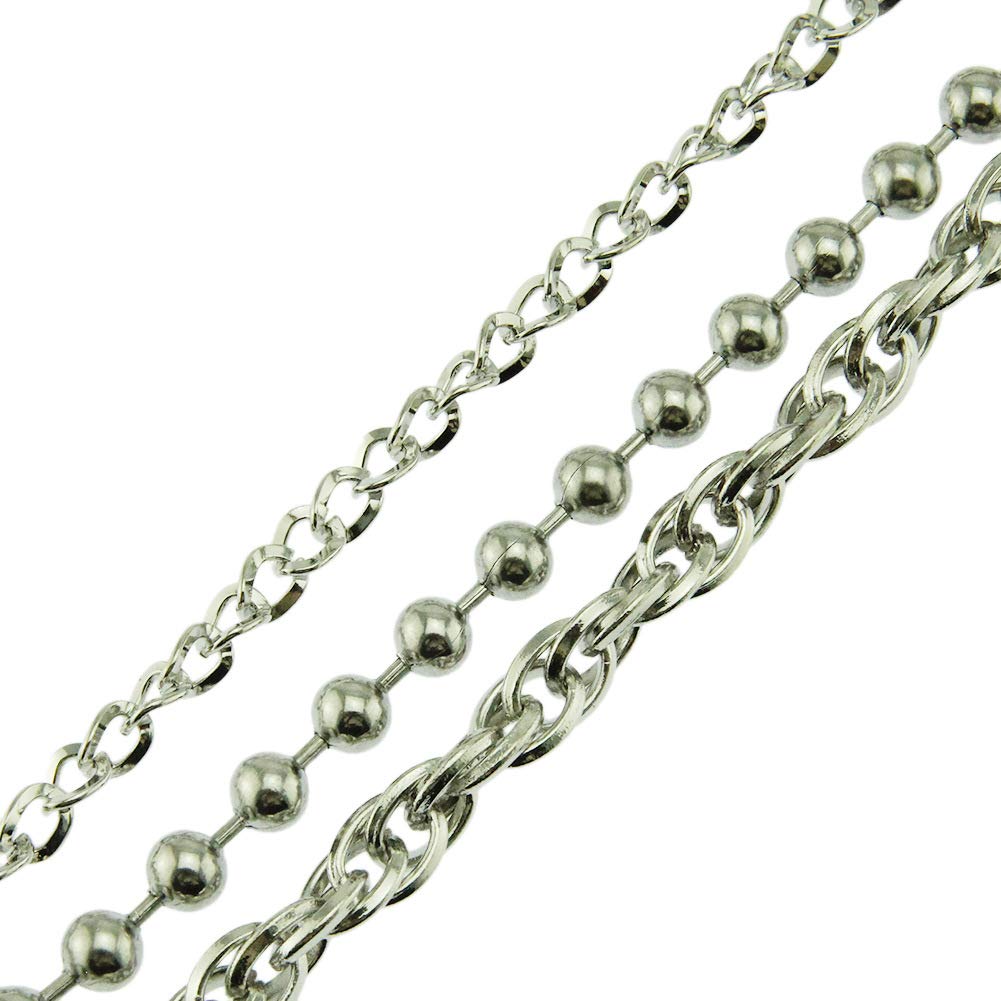 Yellow Chimes Rock Style Jeans Chain - Trendy silver accessory