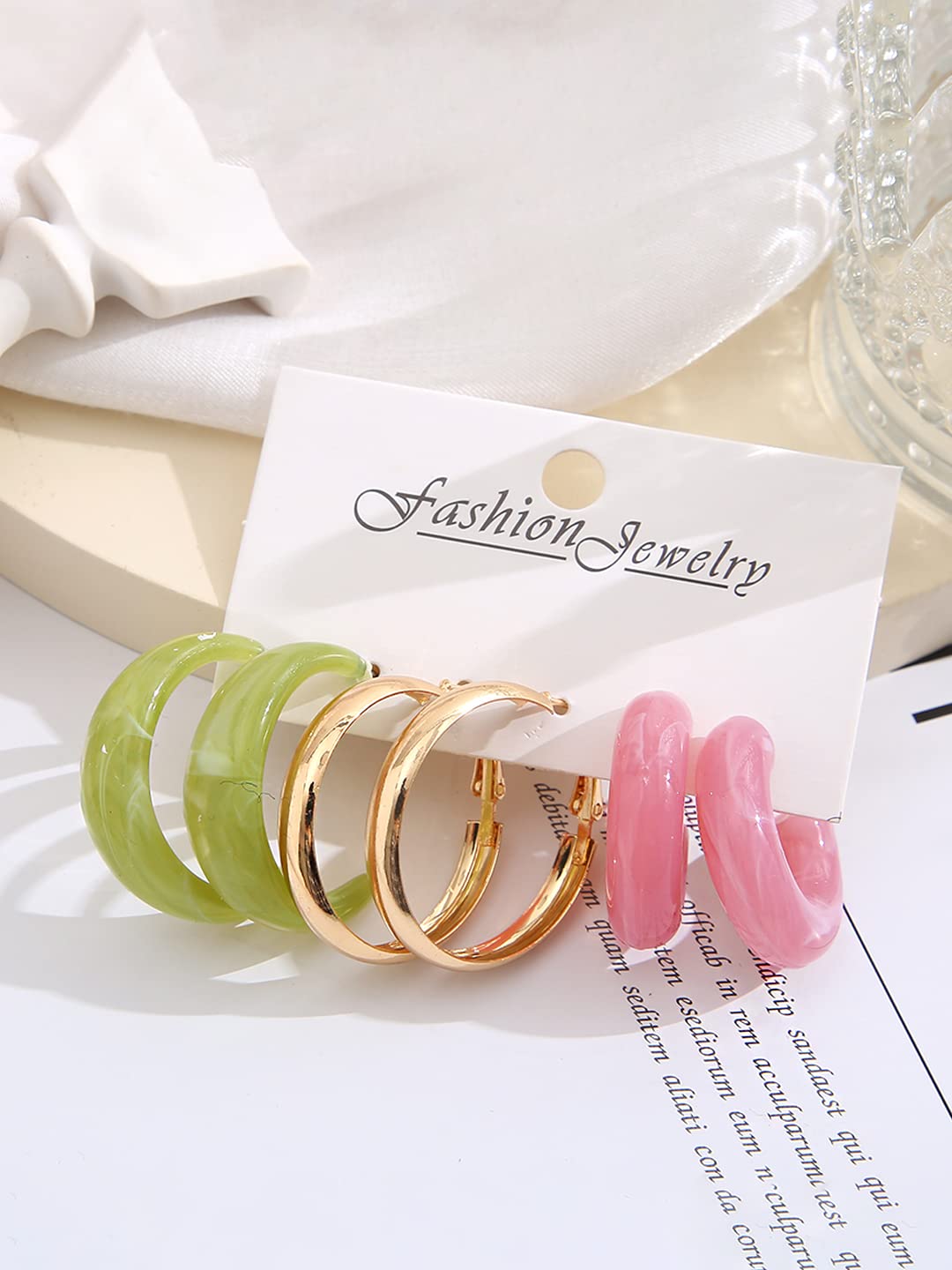Kairangi hoop earrings - Lightweight and durable fashion jewelry