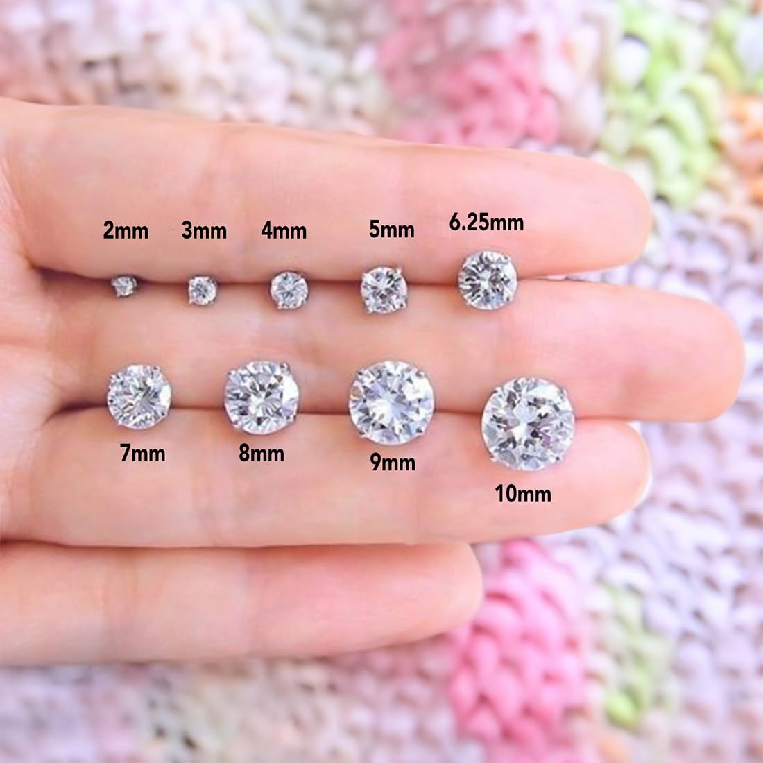 Raajsi White Zircon Earrings - Beautiful Birthday Gift