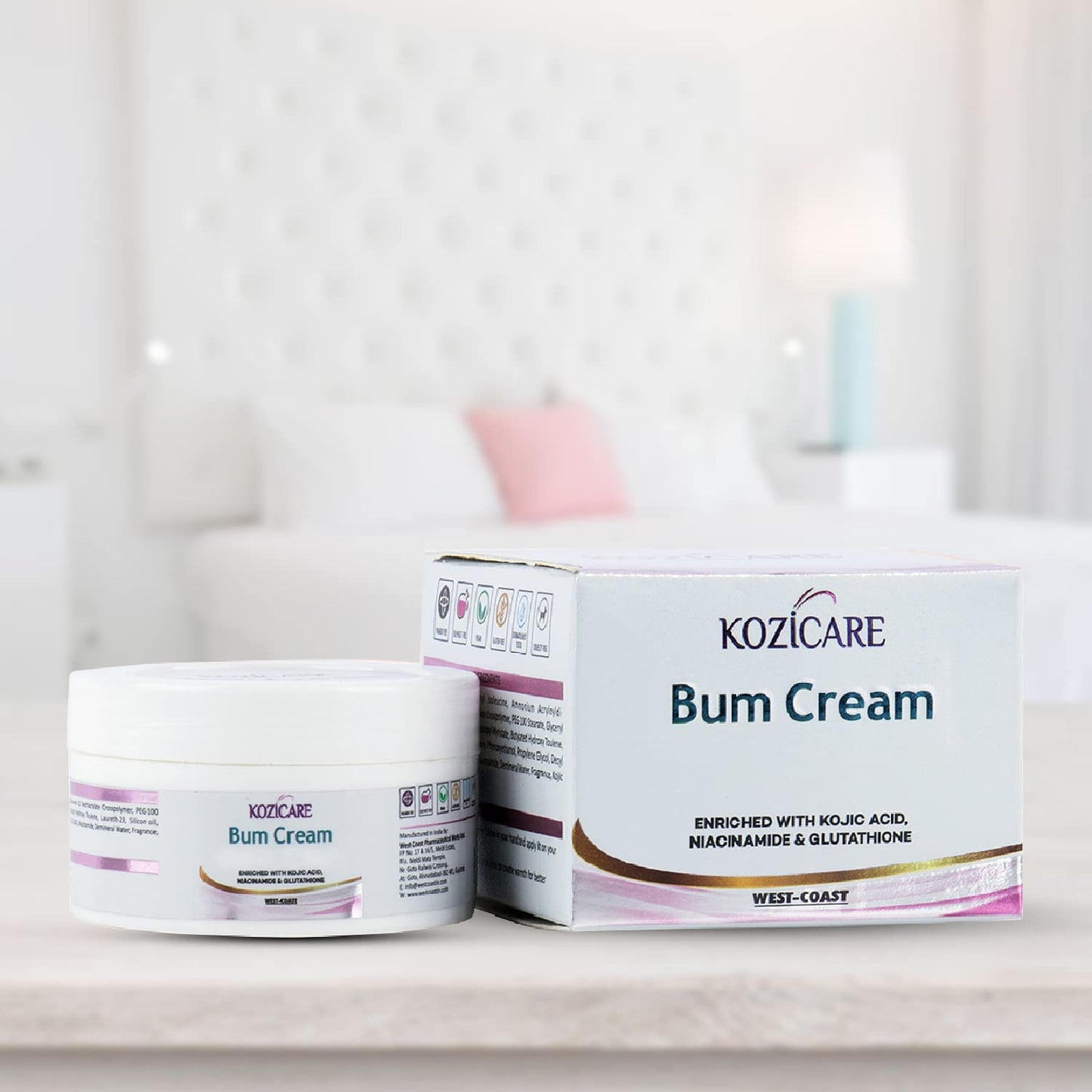 Kozicare Bum Cream - Gentle formula for sensitive skin