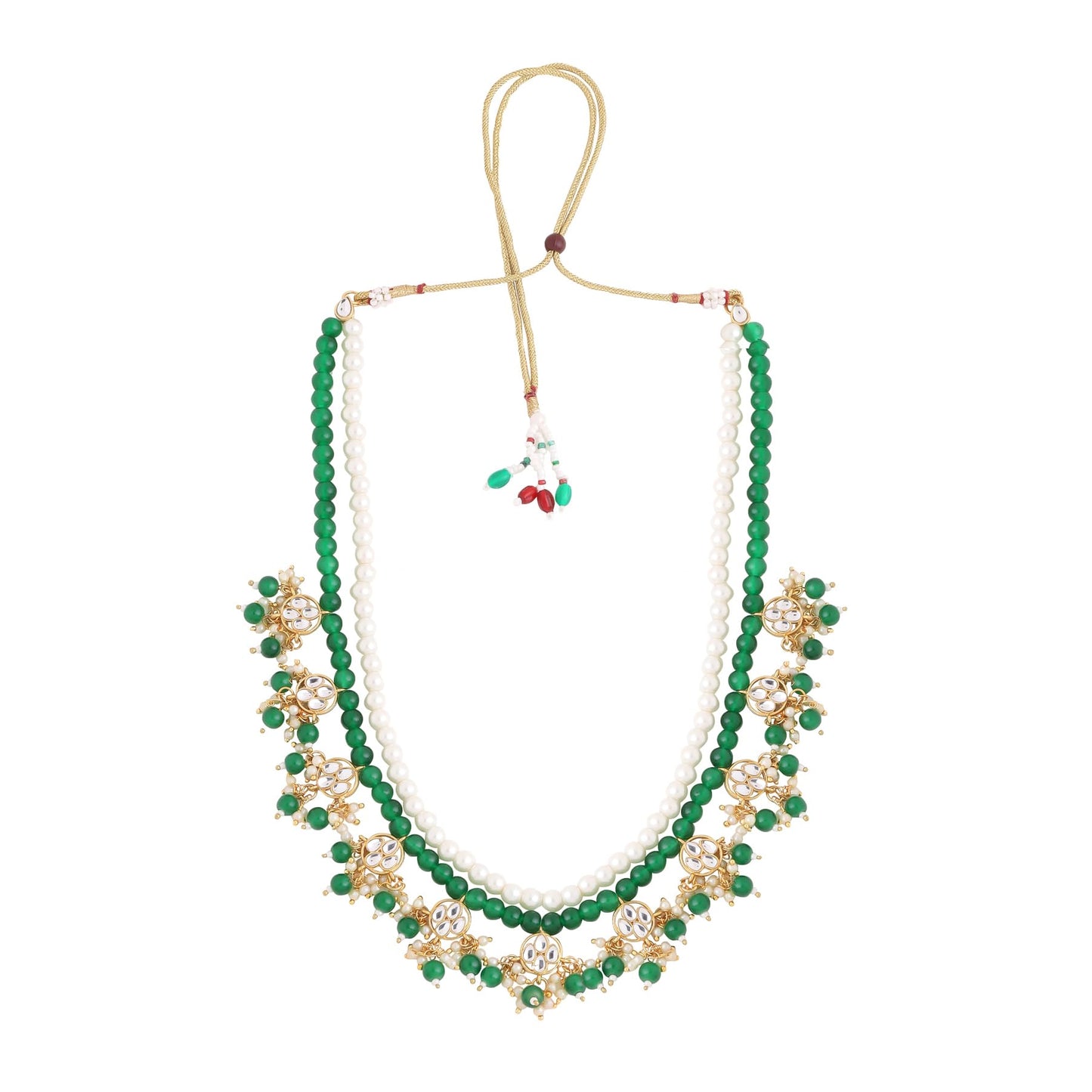 Yellow Chimes Traditional Beads Set - Fashion for All Occasions