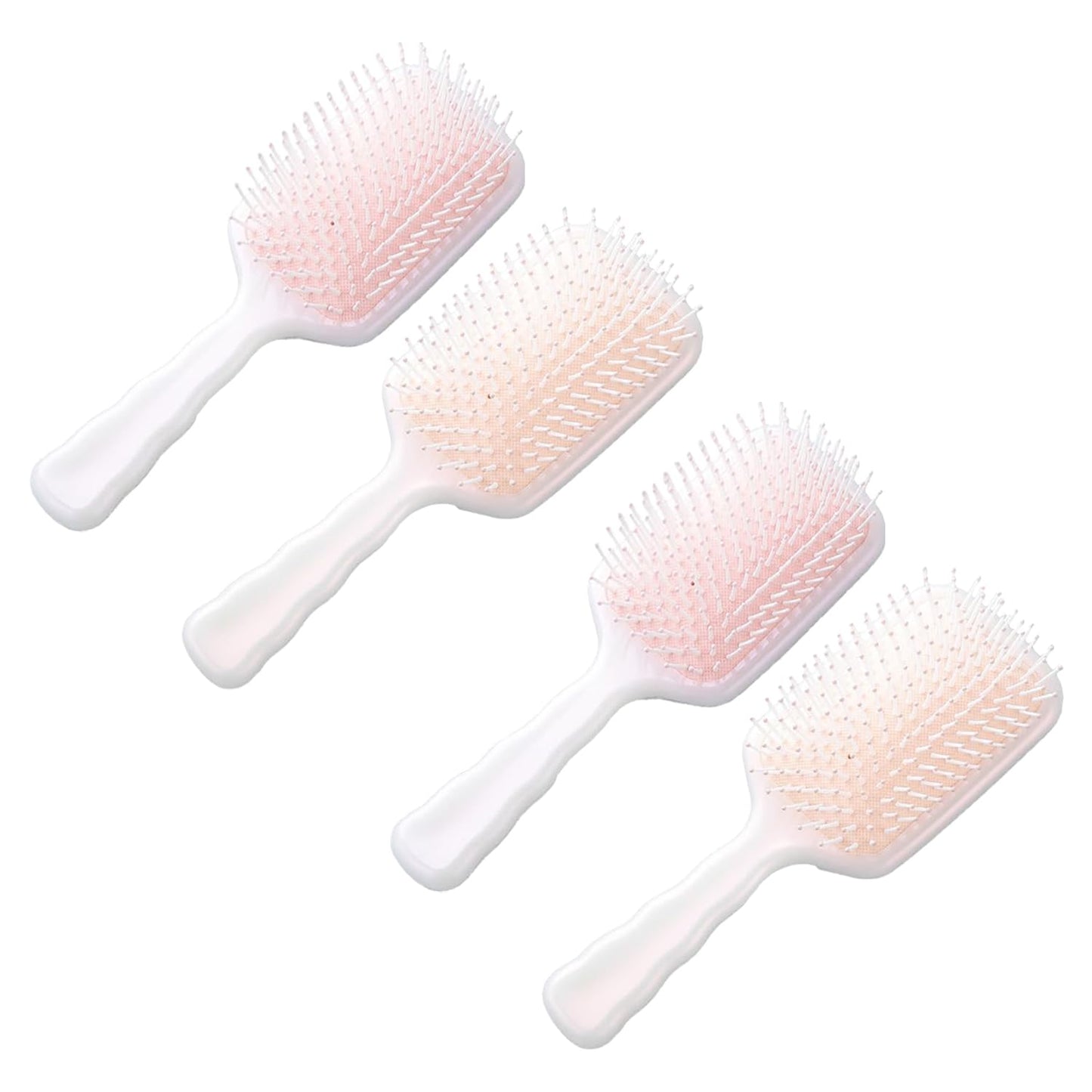Kuber Industries hair brush - Chic pink and beige color set