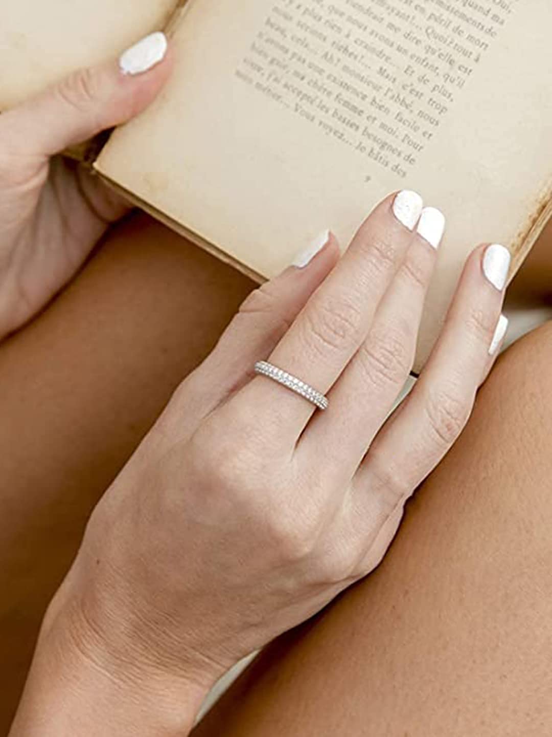 Yellow Chimes eternity ring - beautiful birthday gift