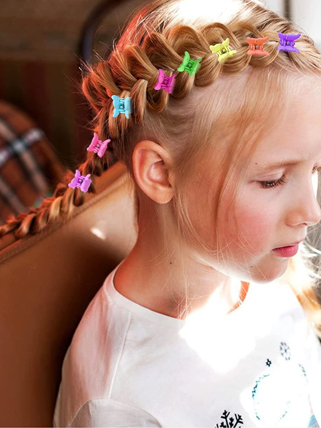 Yellow Chimes colorful hair clips - versatile for playdates