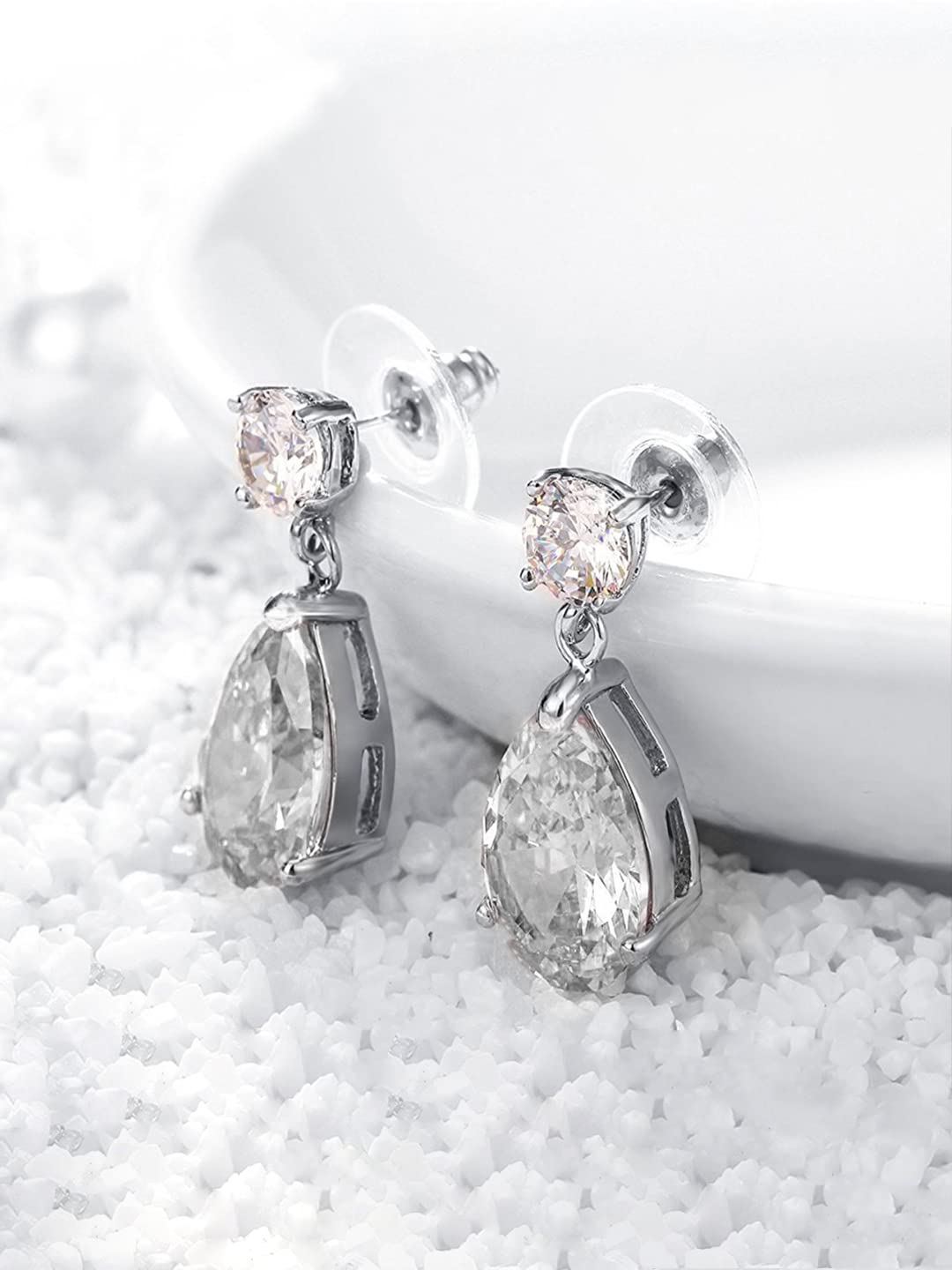 Yellow Chimes crystal earrings - Beautiful for everyday wear