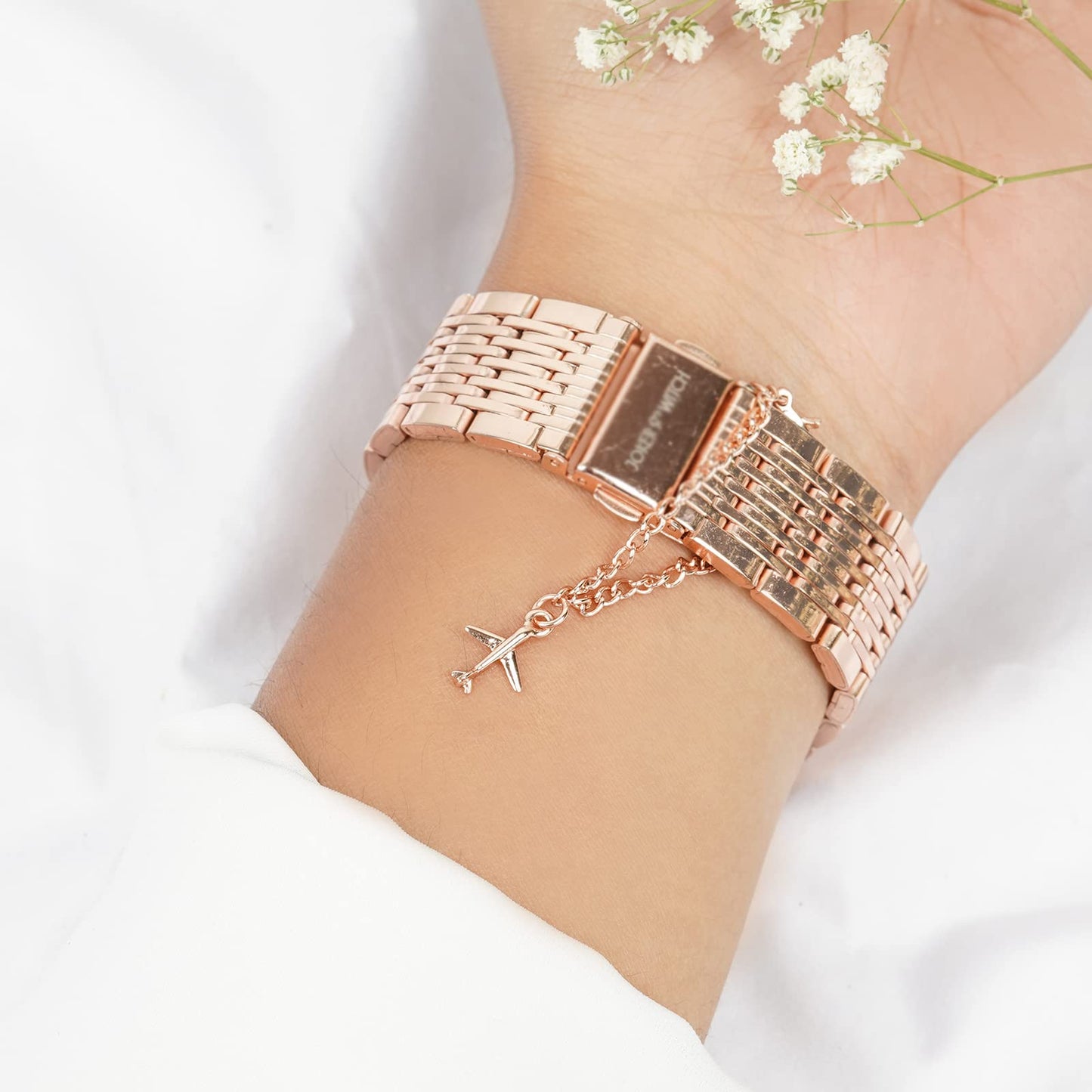 Joker And Witch rosegold watch charm - vacation accessory
