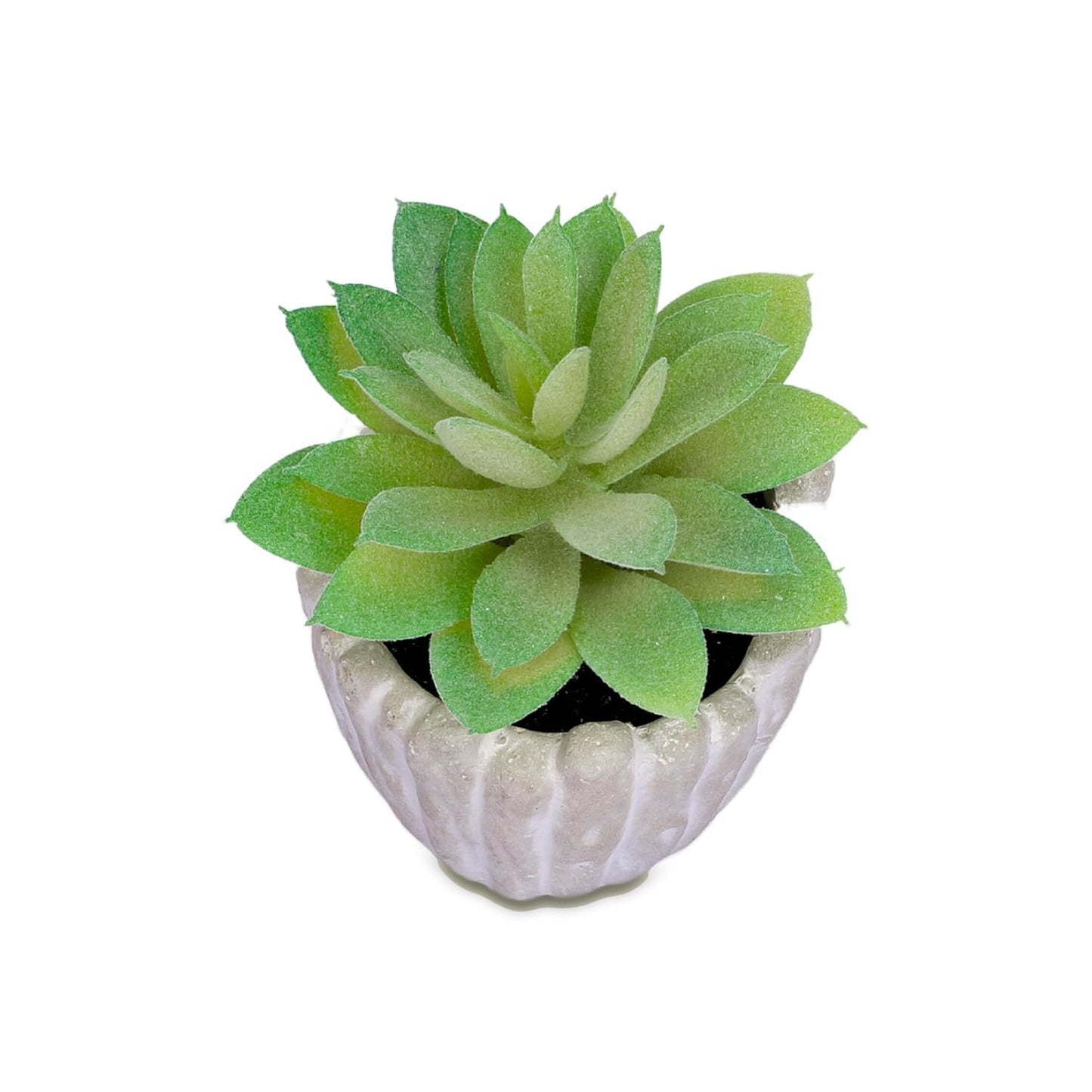 Pack of 4: Artificial Indoor Plants for Home Décor | Natural Looking Fake Plants with Pot | Green