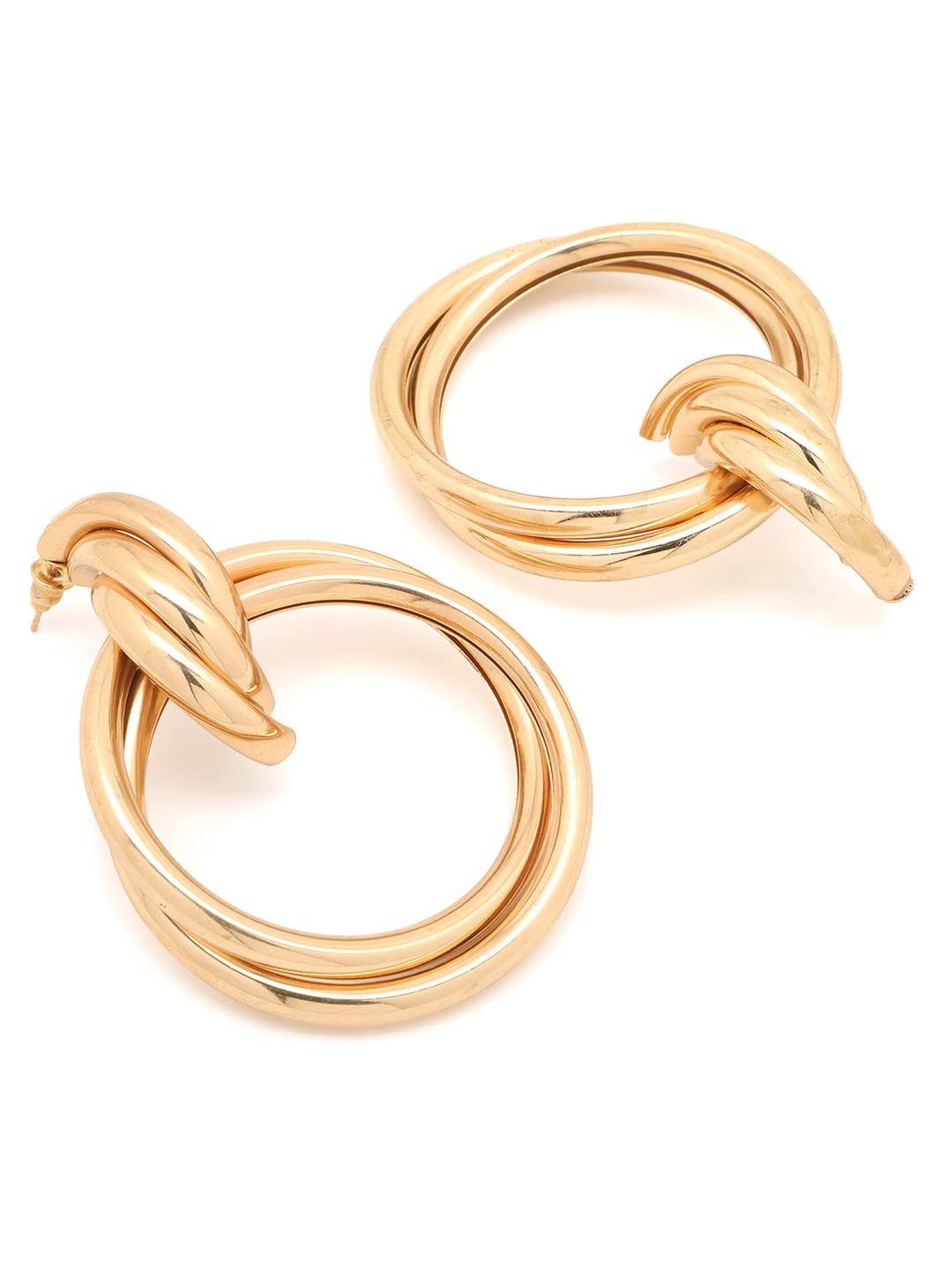 Yellow Chimes circle shaped earrings - Ideal for casual outings