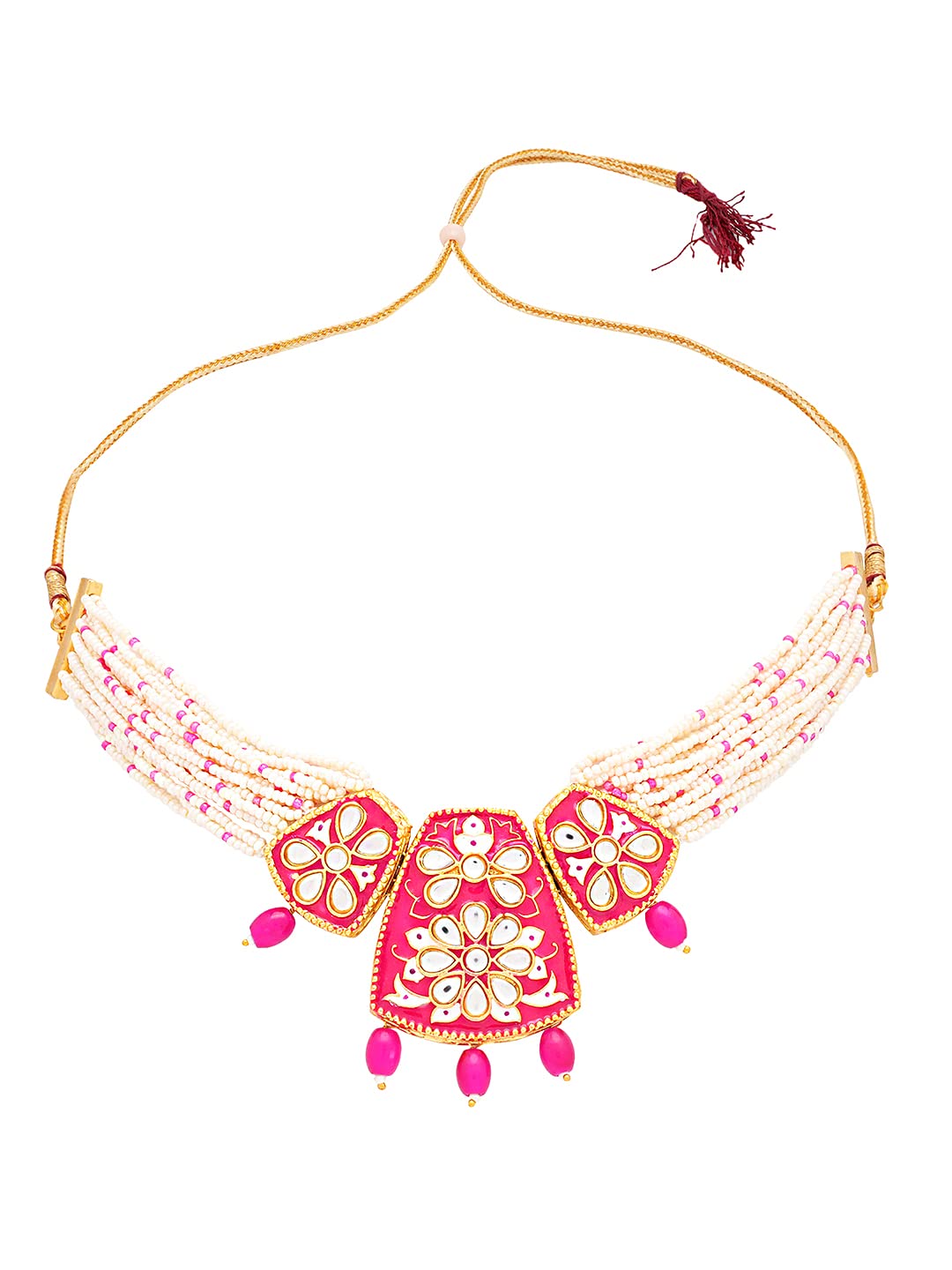 Yellow Chimes elegant choker necklace - gift for her