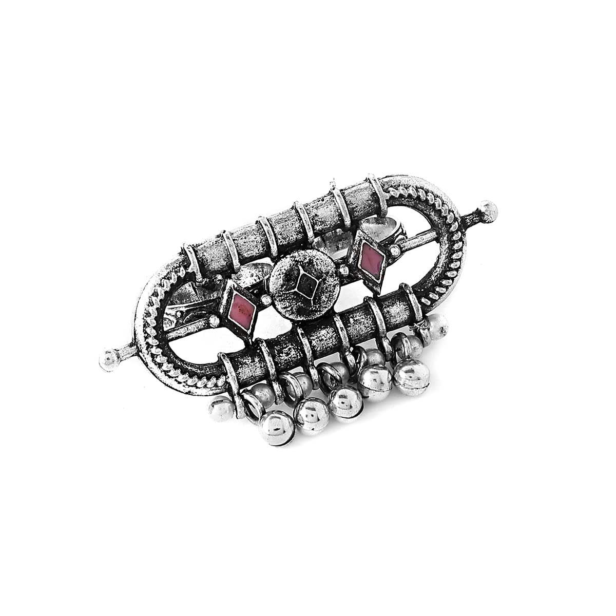 Yellow Chimes Ring - Statement piece for ethnic attire