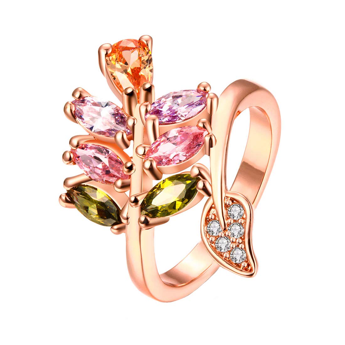 Yellow Chimes glam ring - fashionable jewel for daily wear