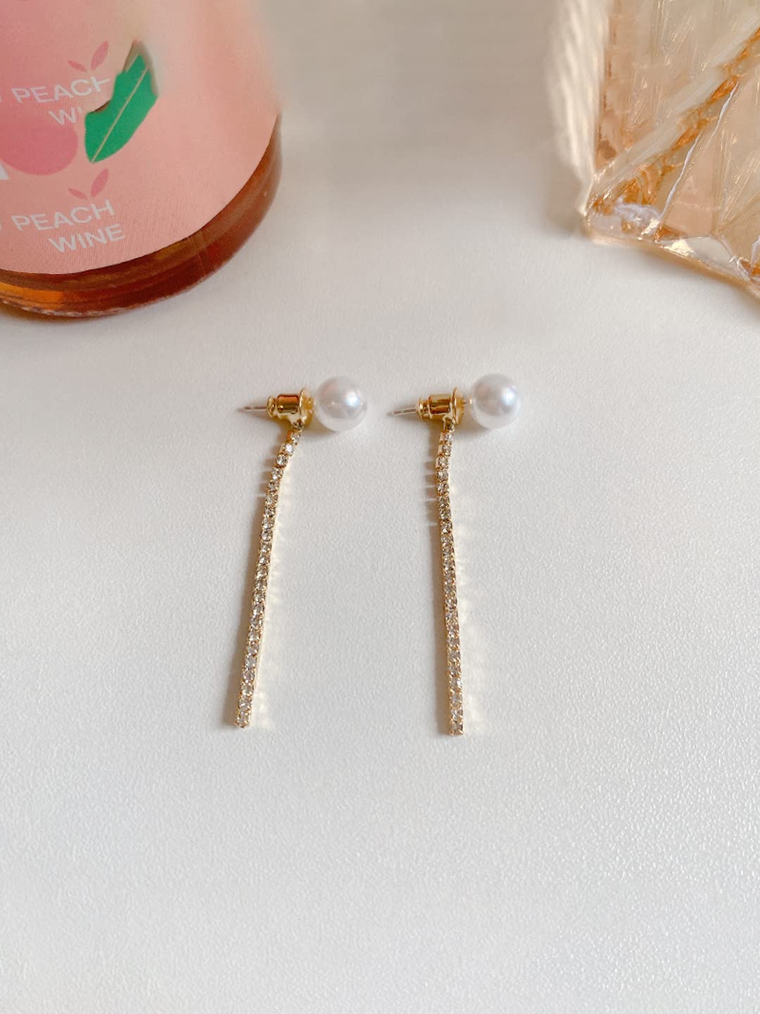 Unwind gold earrings - perfect for special occasions