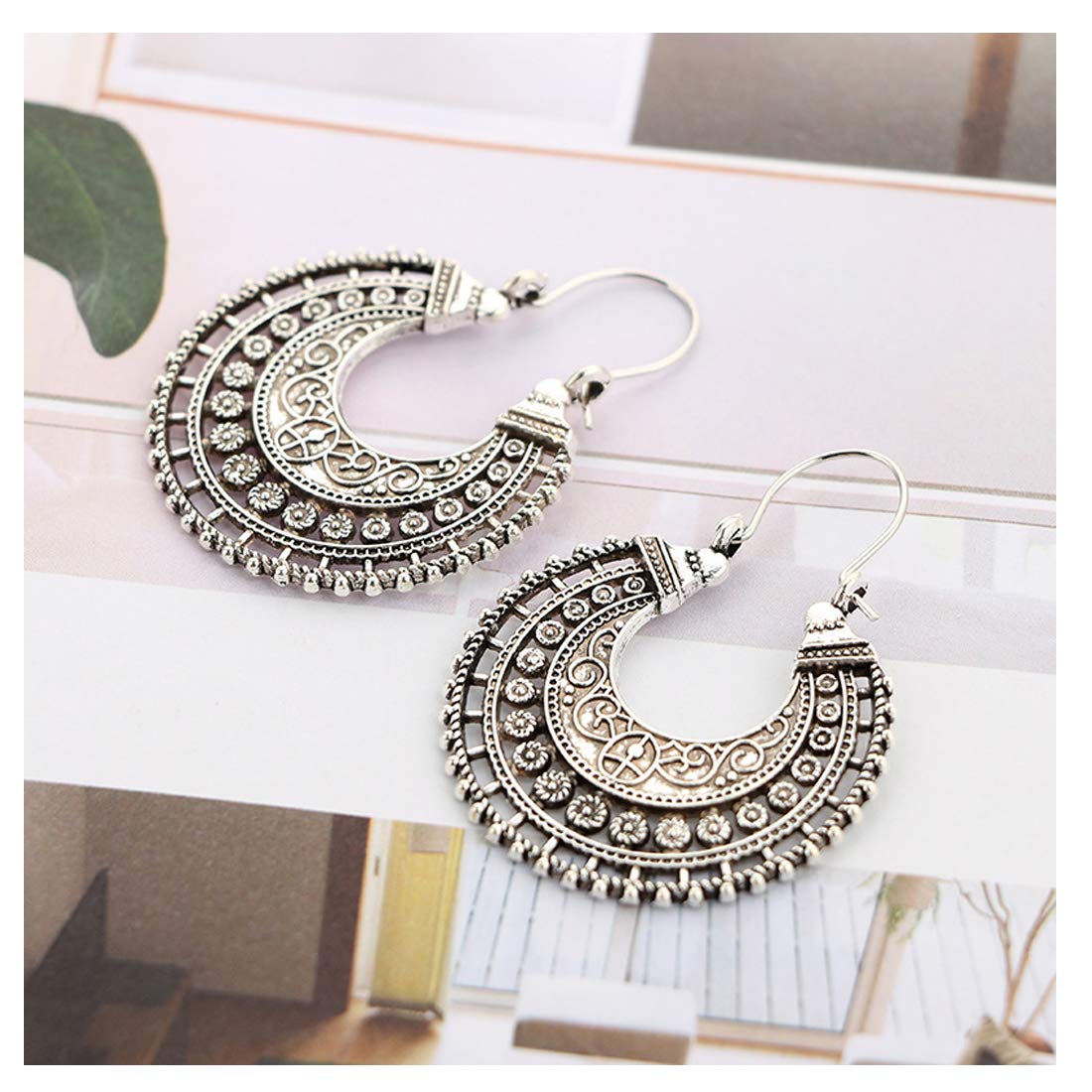 Yellow Chimes Lightweight Chandbali Earrings - Special occasion