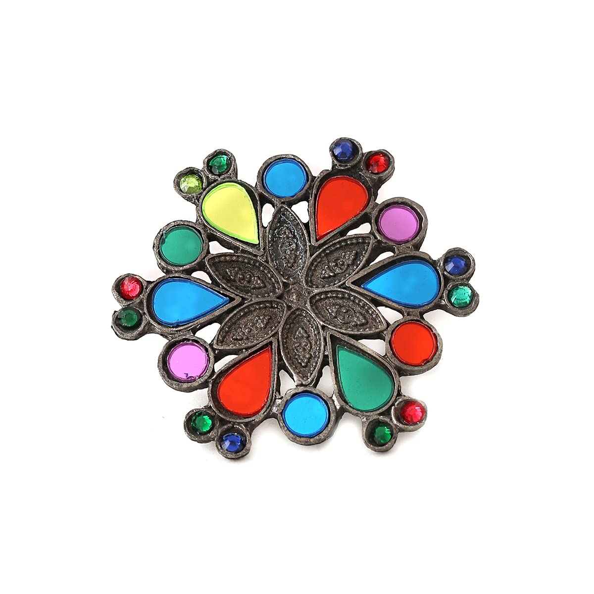 Yellow Chimes Tribal Design Ring - Unique Gift Idea