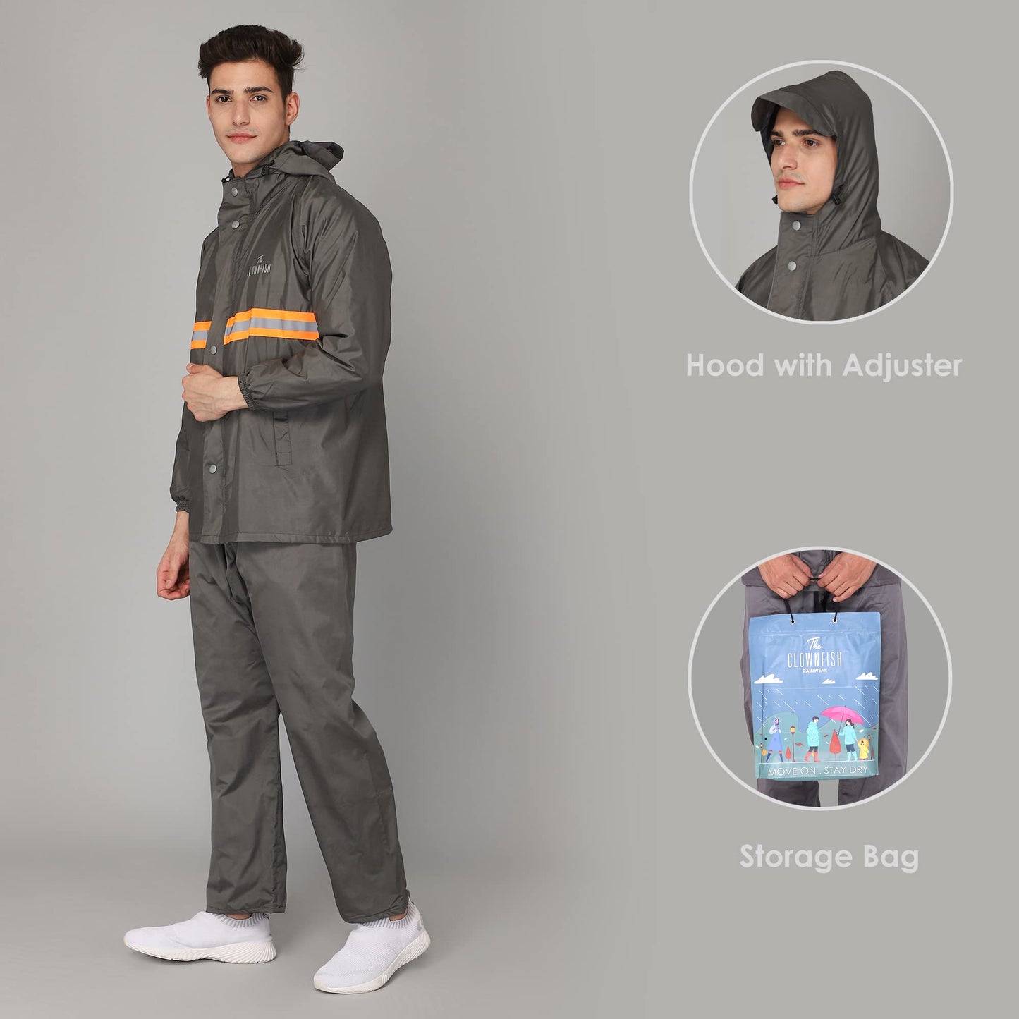 Clownfish rainwear set - perfect for hiking and outdoor sports
