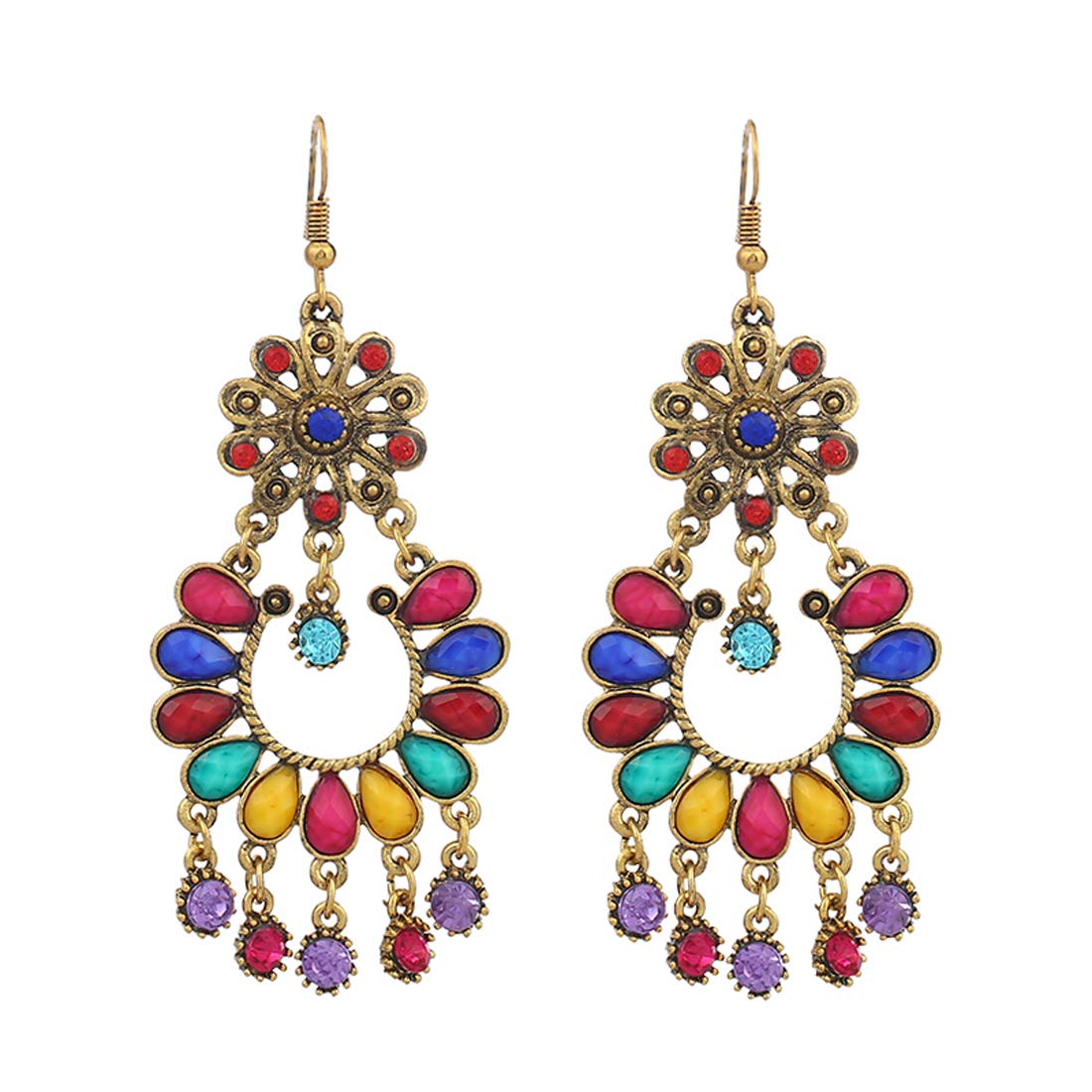 Yellow Chimes Chandbali earrings - women's fashion statement