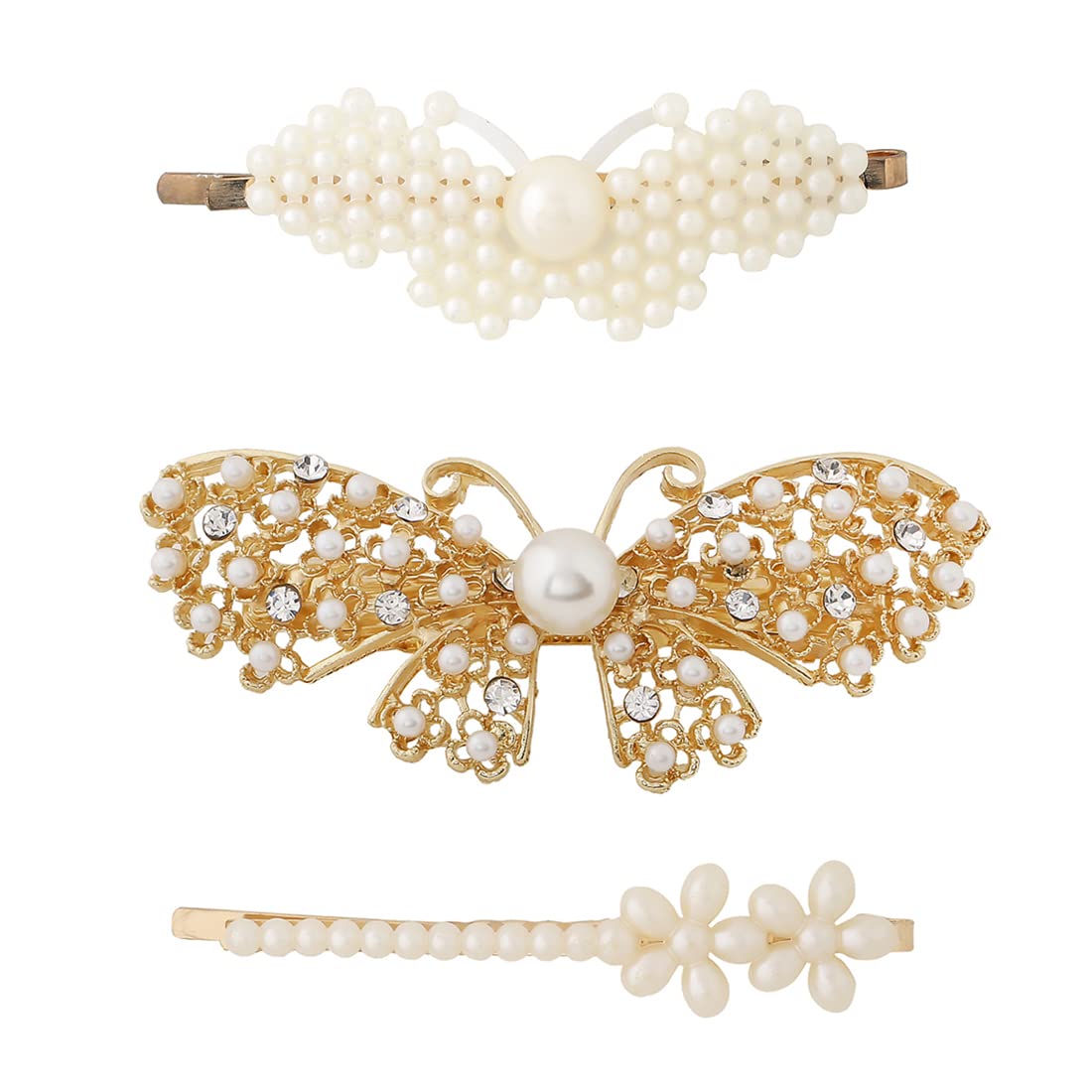 Yellow Chimes premium beauty hair clips - durable and stylish