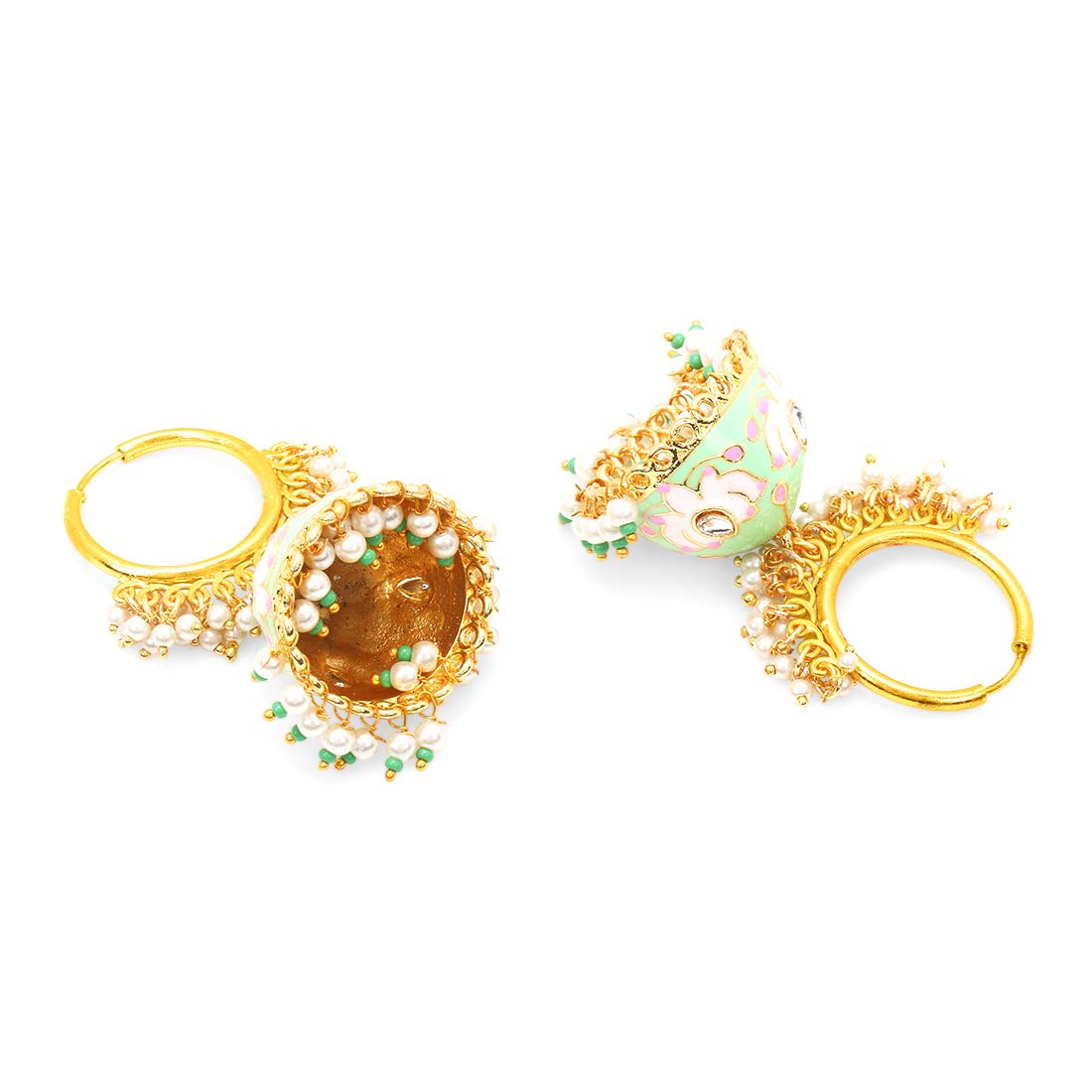 Yellow Chimes Copper Jhumka - Perfect gift for her
